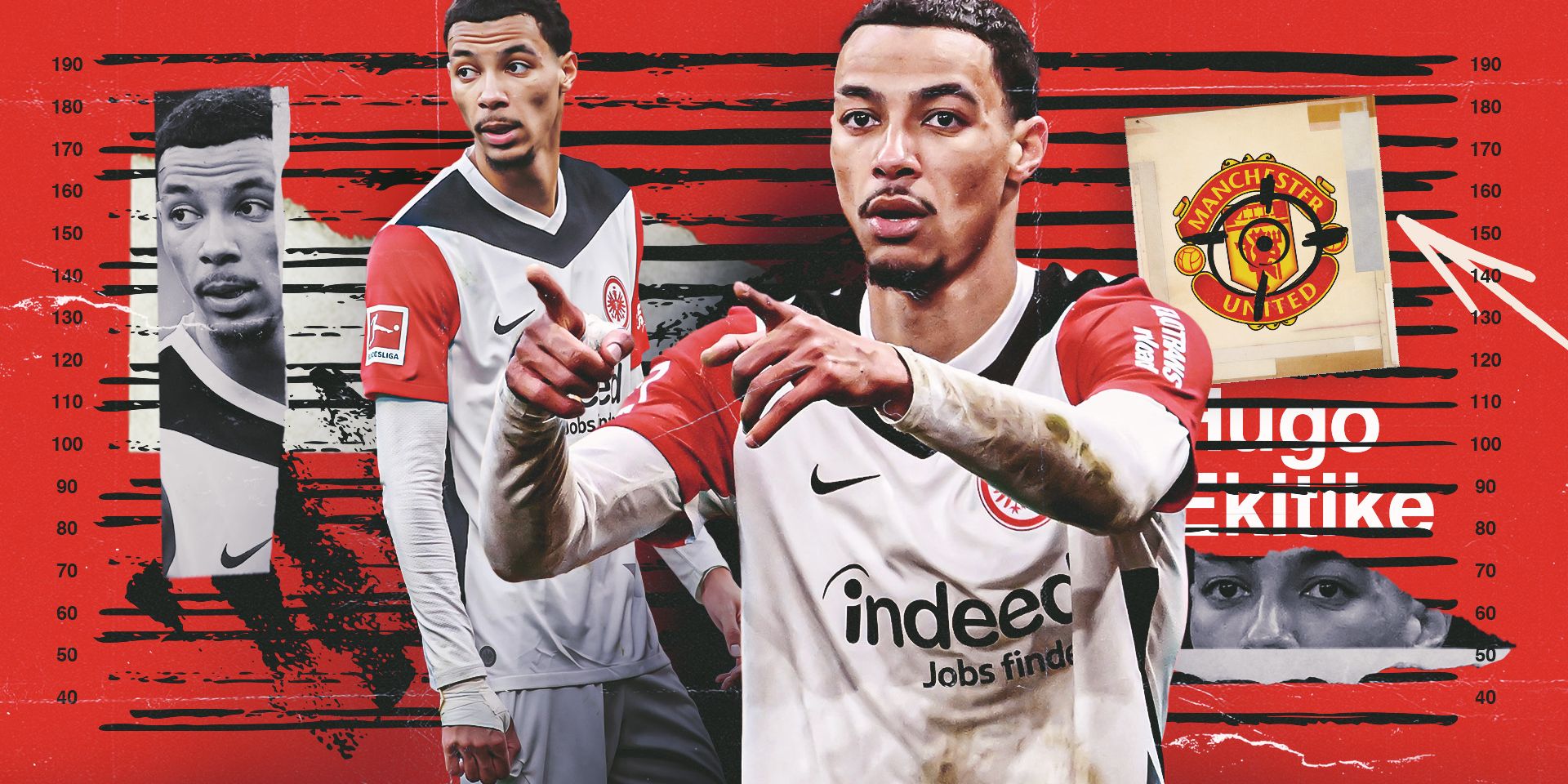 Hugo Ekitike Man Utd GFX