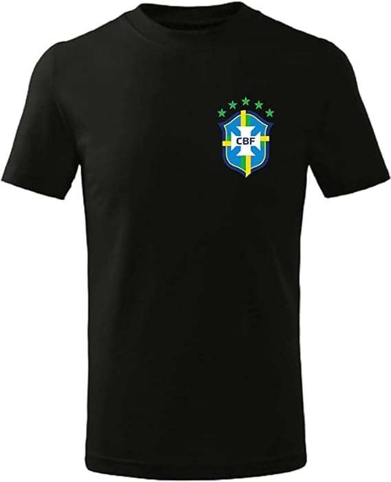 قميص مطبوع عليه شعار منتخب البرازيل