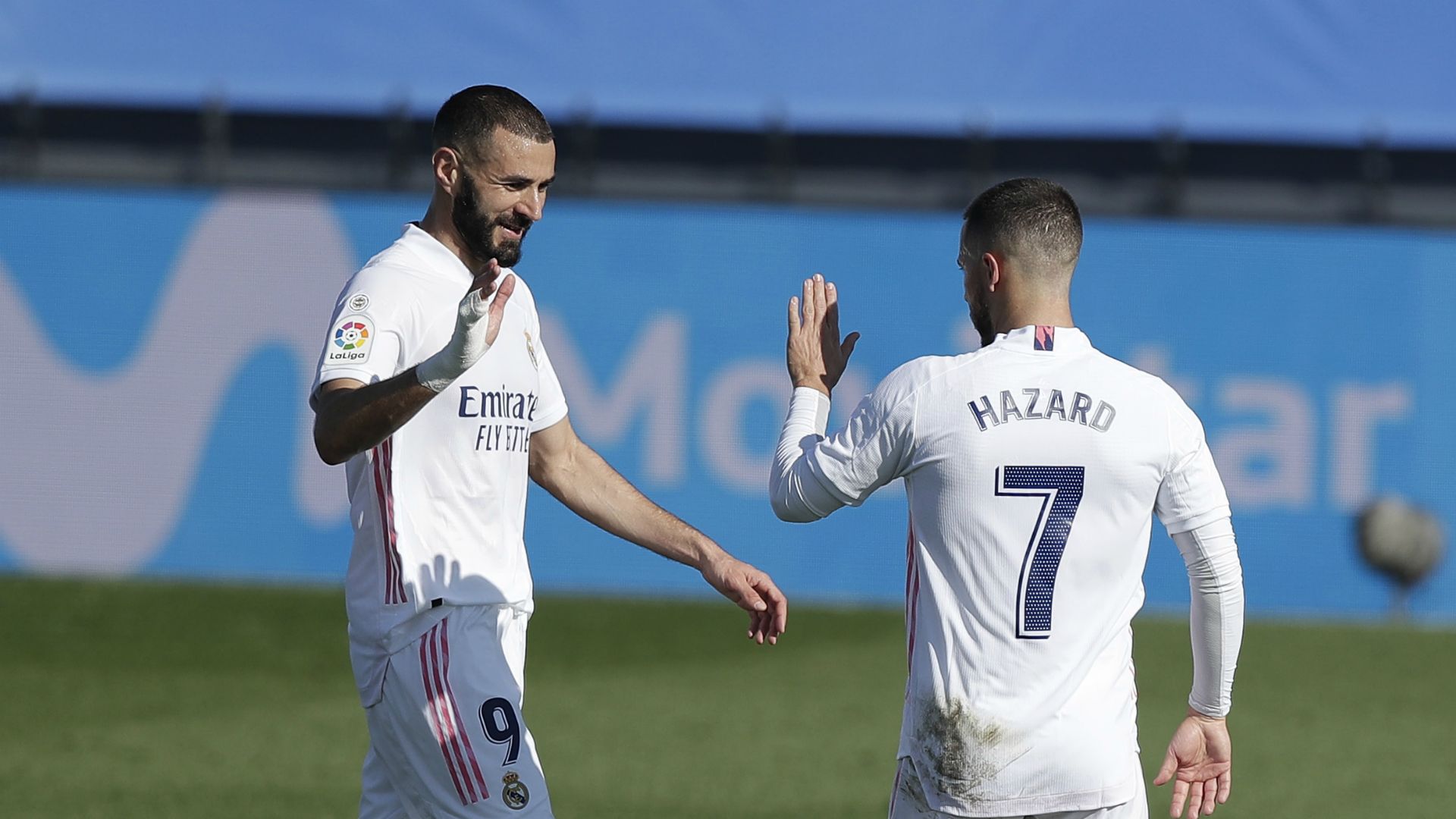 Karim Benzema Eden Hazard Real Madrid Huesca