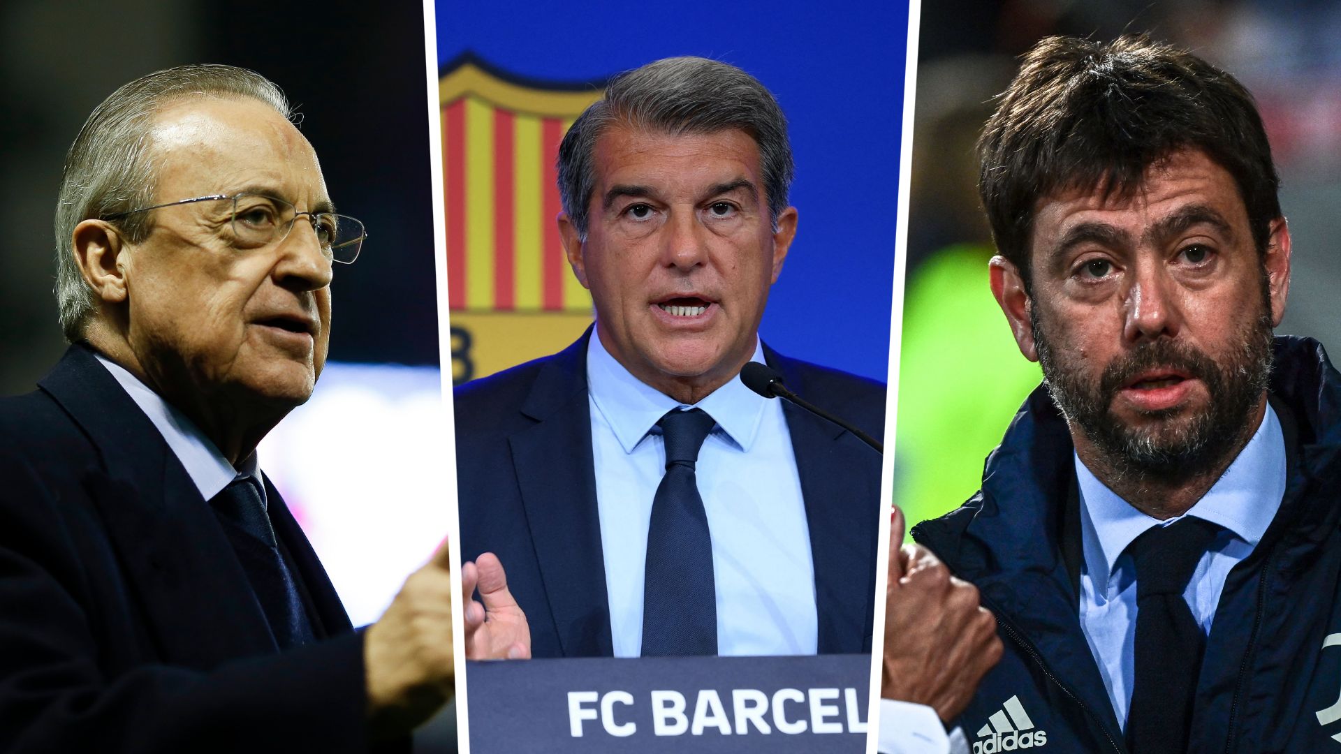 Florentino Laporta Agnelli Superliga