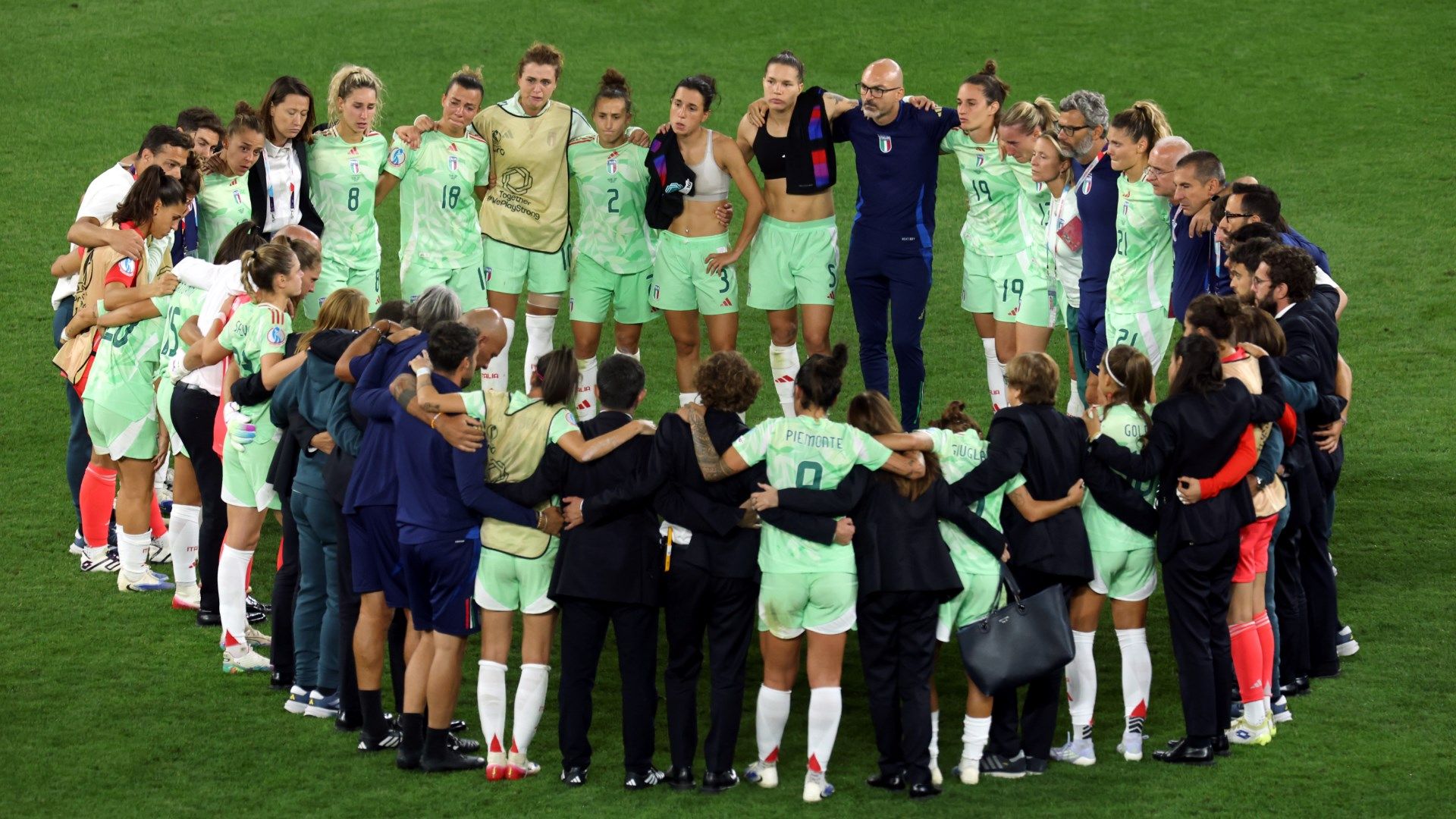 italia femminile 2025 26 euro 2025 cerchio