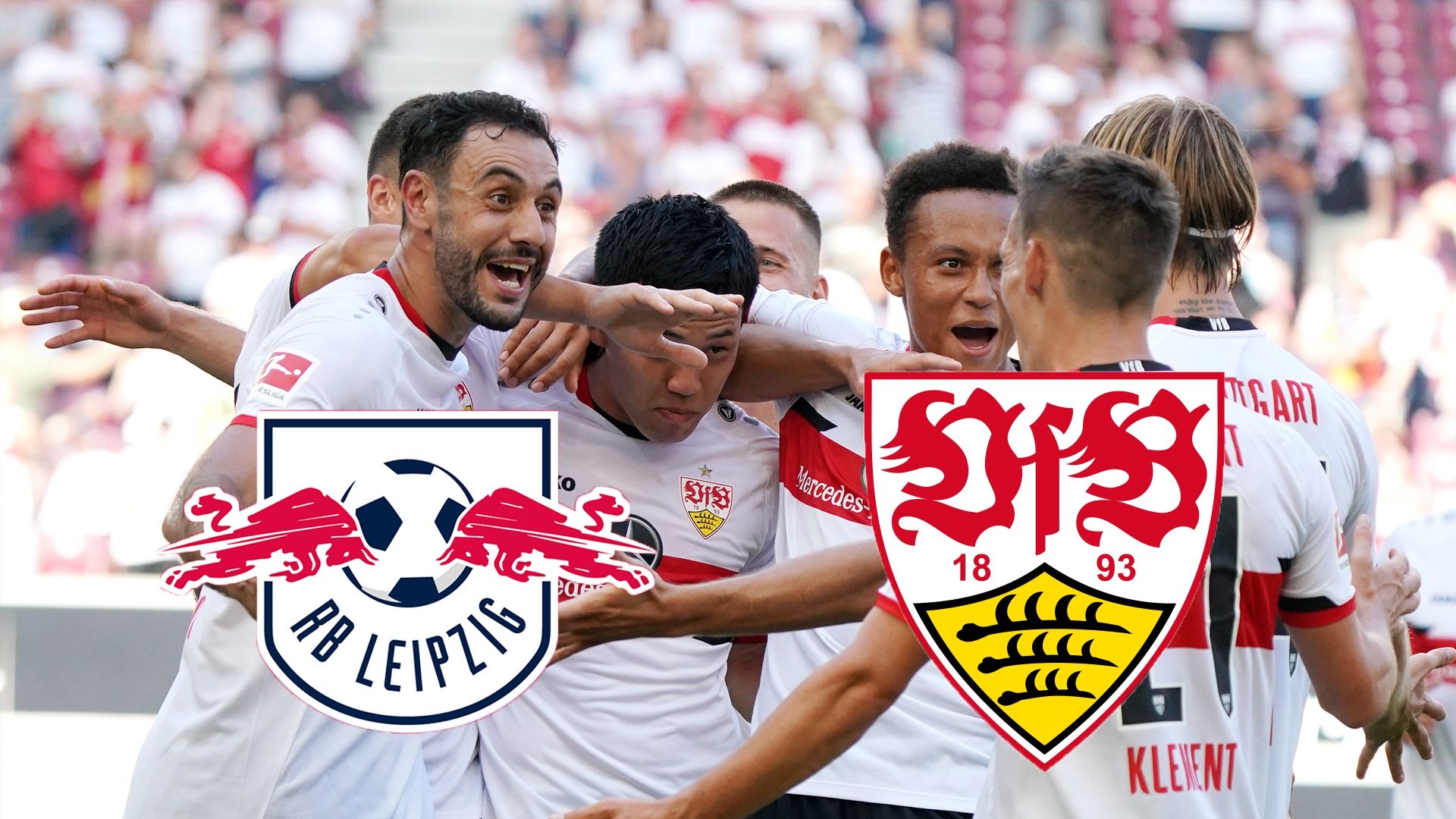 RB Leipzig vfb stuttgart jubel heute live