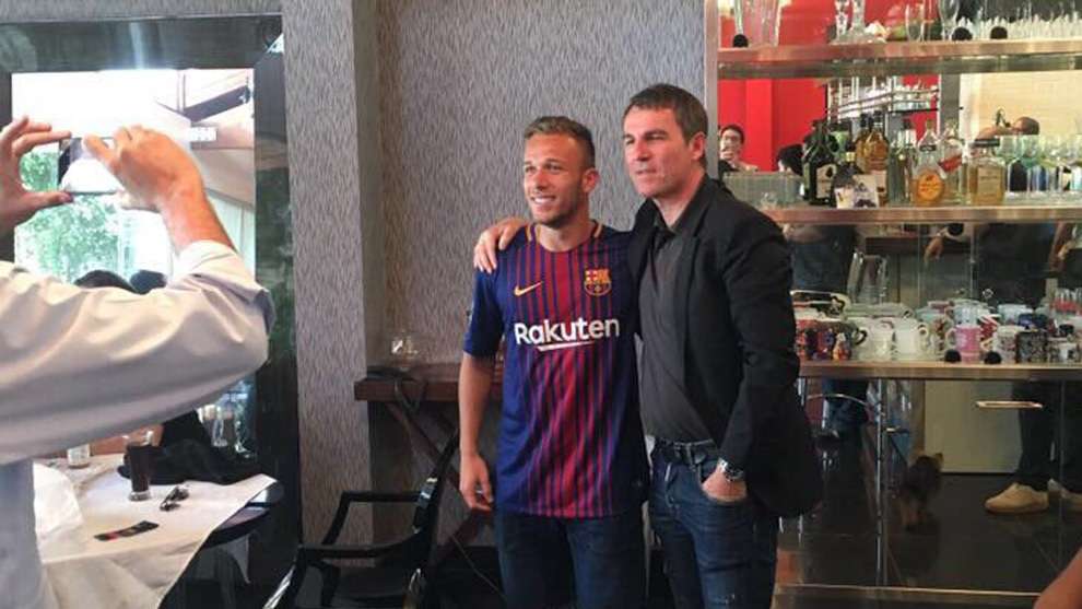 arthur melo gremio robert fernandez barcelona