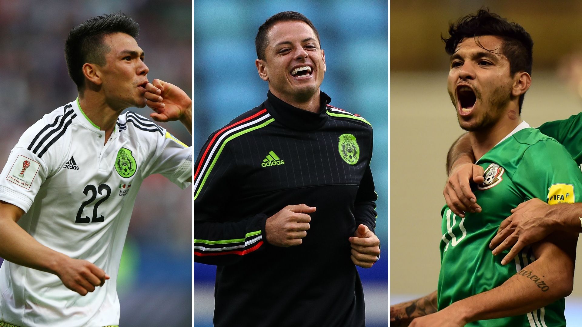 Lozano - Chicharito - Tecatito