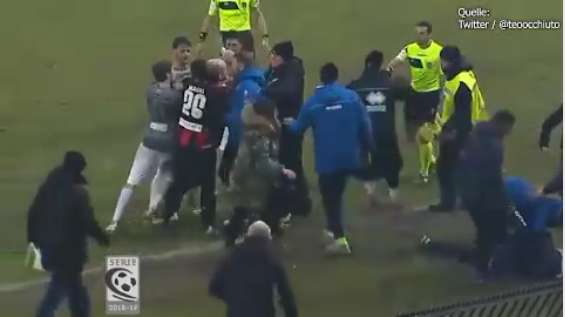 Screenshot Kopfstoß-Skandal Serie C