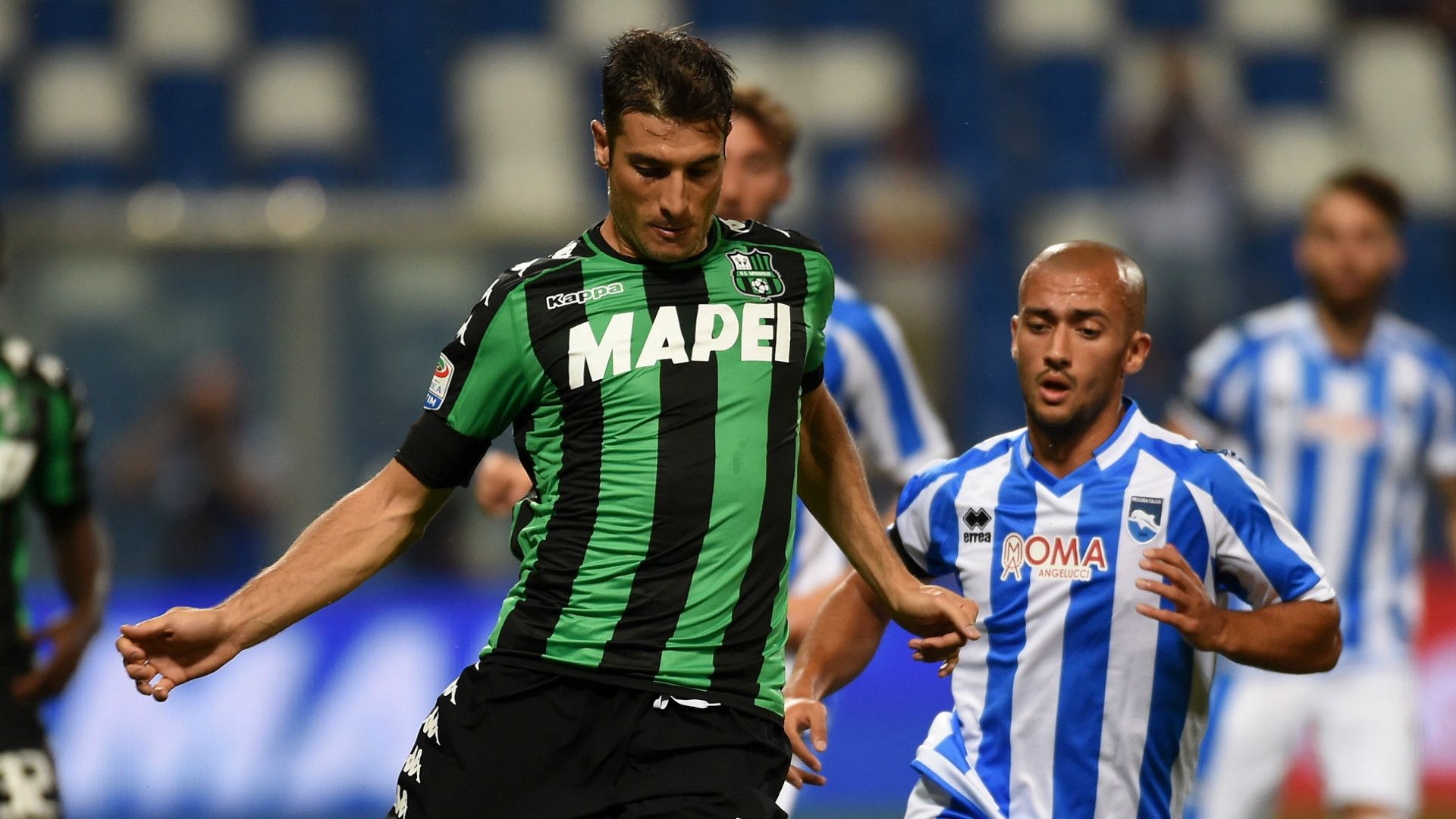 Federico Peluso, Ahmad Benali, Sassuolo, Pescara, Serie A, 08282016