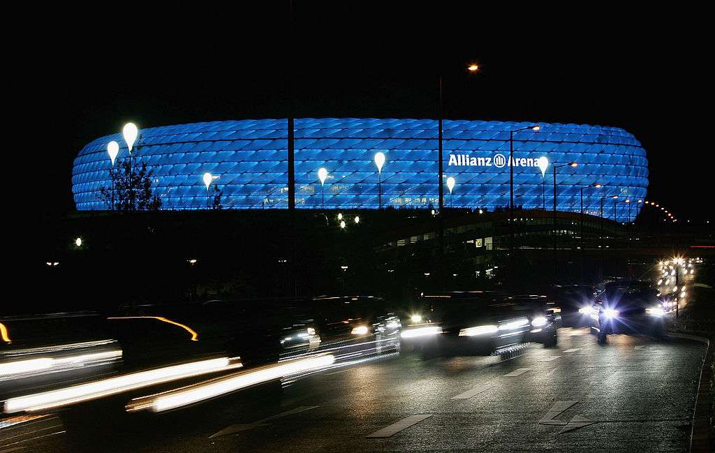 Allianz Arena Blue