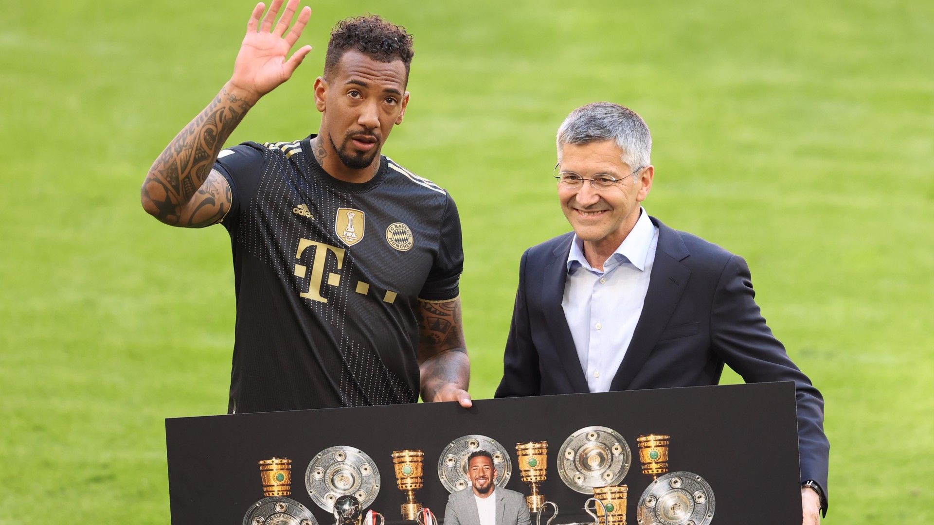 Jerome Boateng Herbert Hainer FC Bayern 22052021