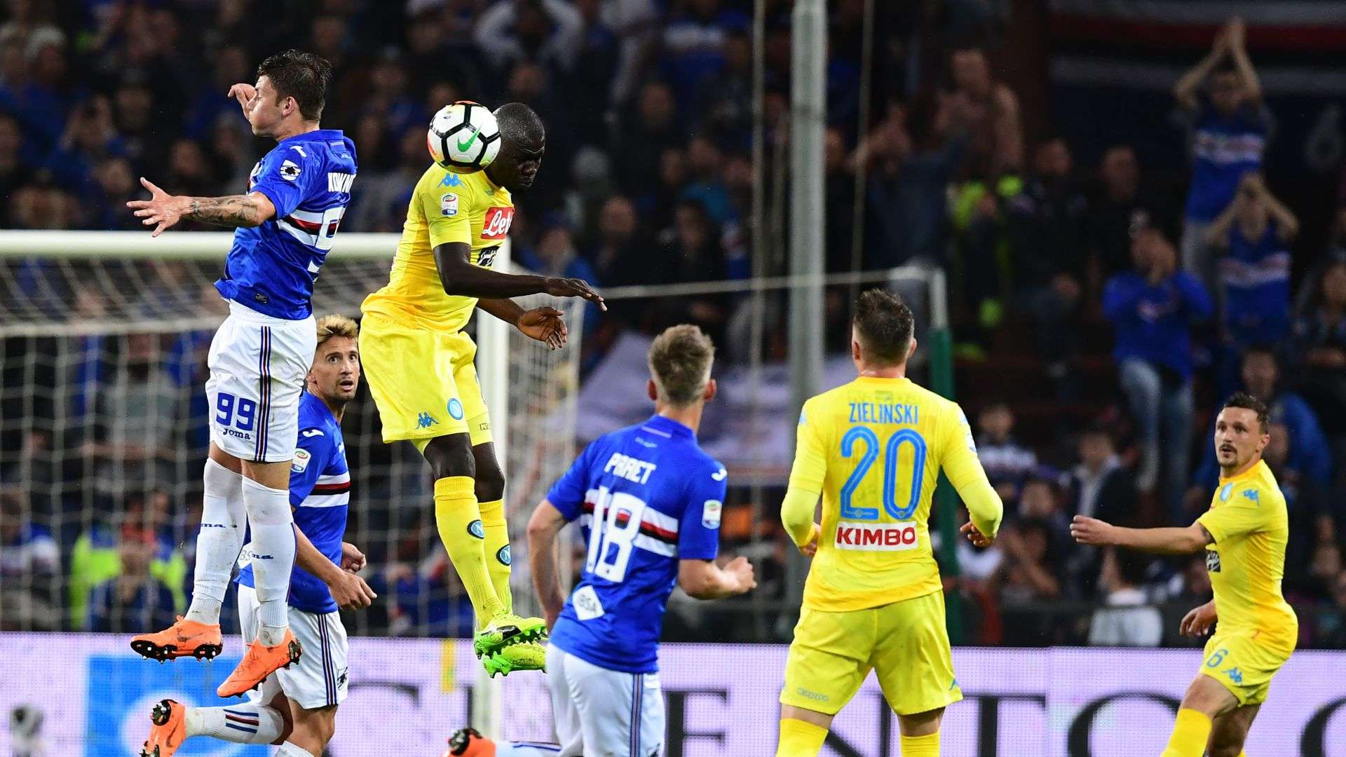 Kalidou Koulibaly Sampdoria Napoli Serie A