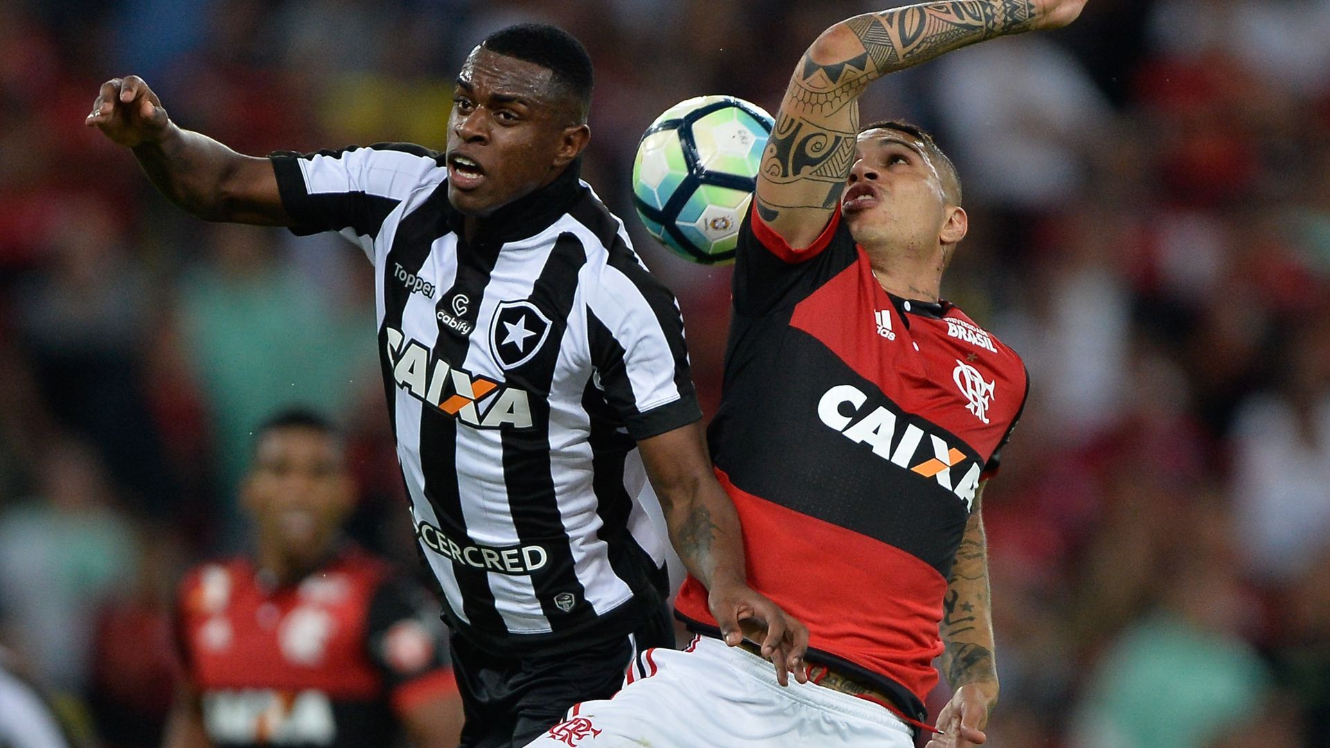 Marcelo Conceicao Paolo Guerrero Flamengo Botafogo Copa do Brasil 23082017