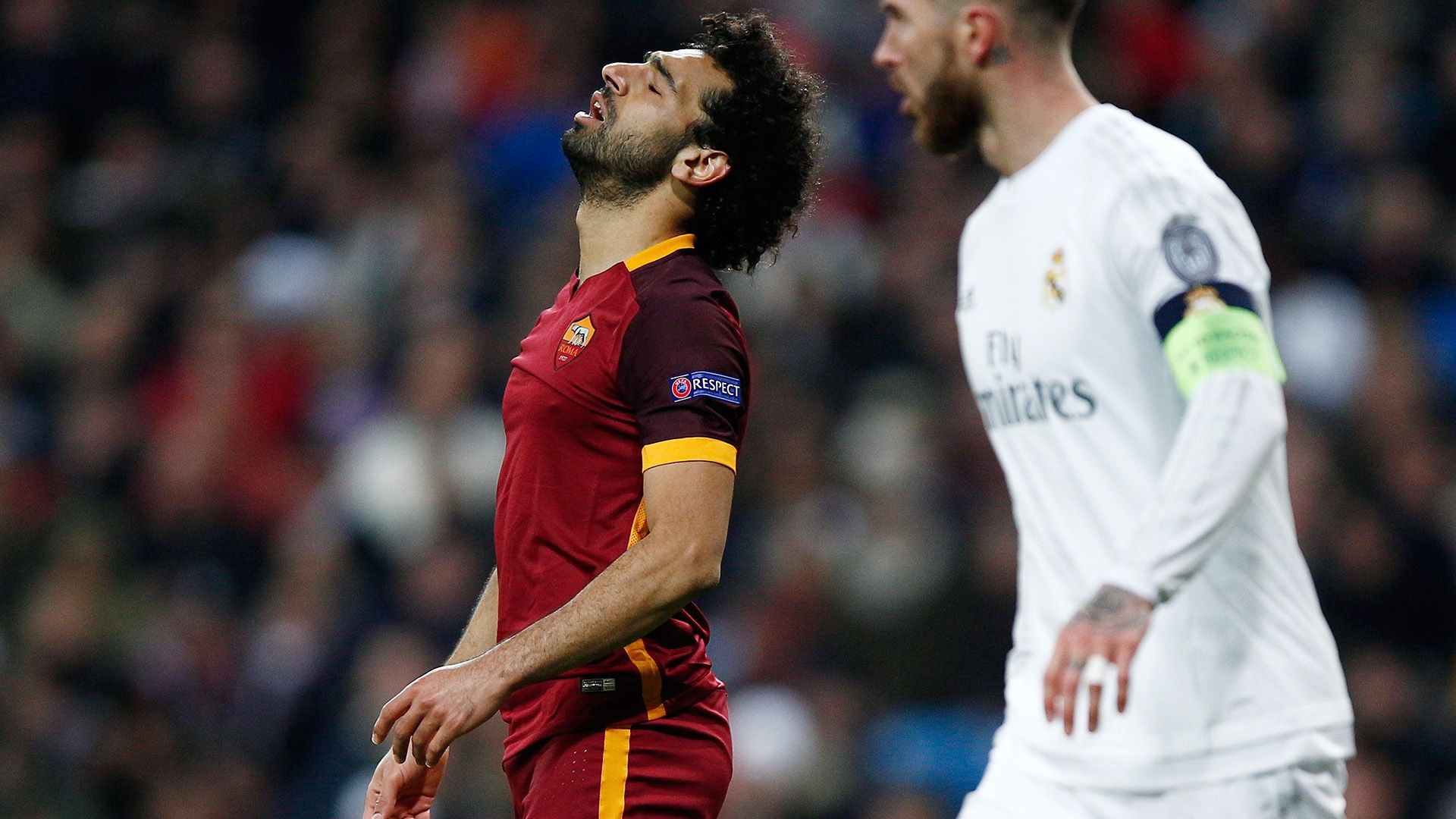 Mohamed Salah Real Madrid Roma Champions League