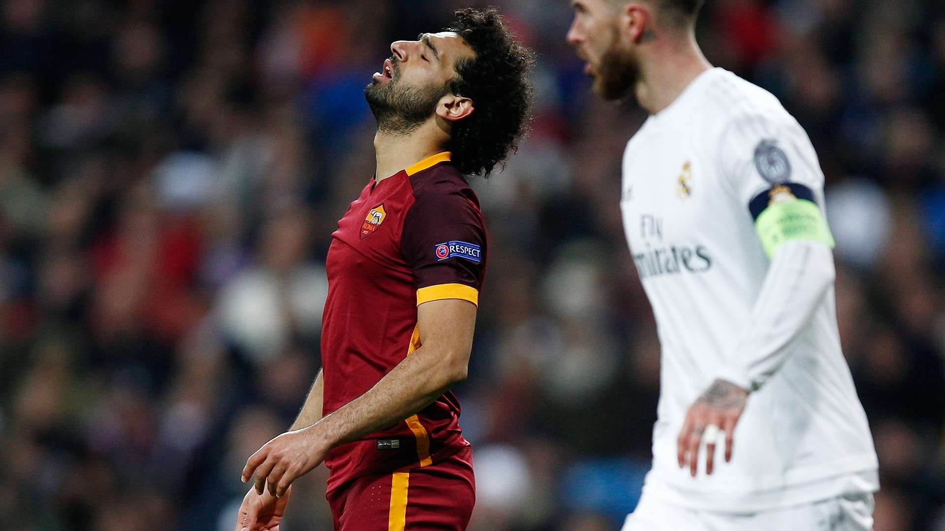 Mohamed Salah Real Madrid Roma Champions League