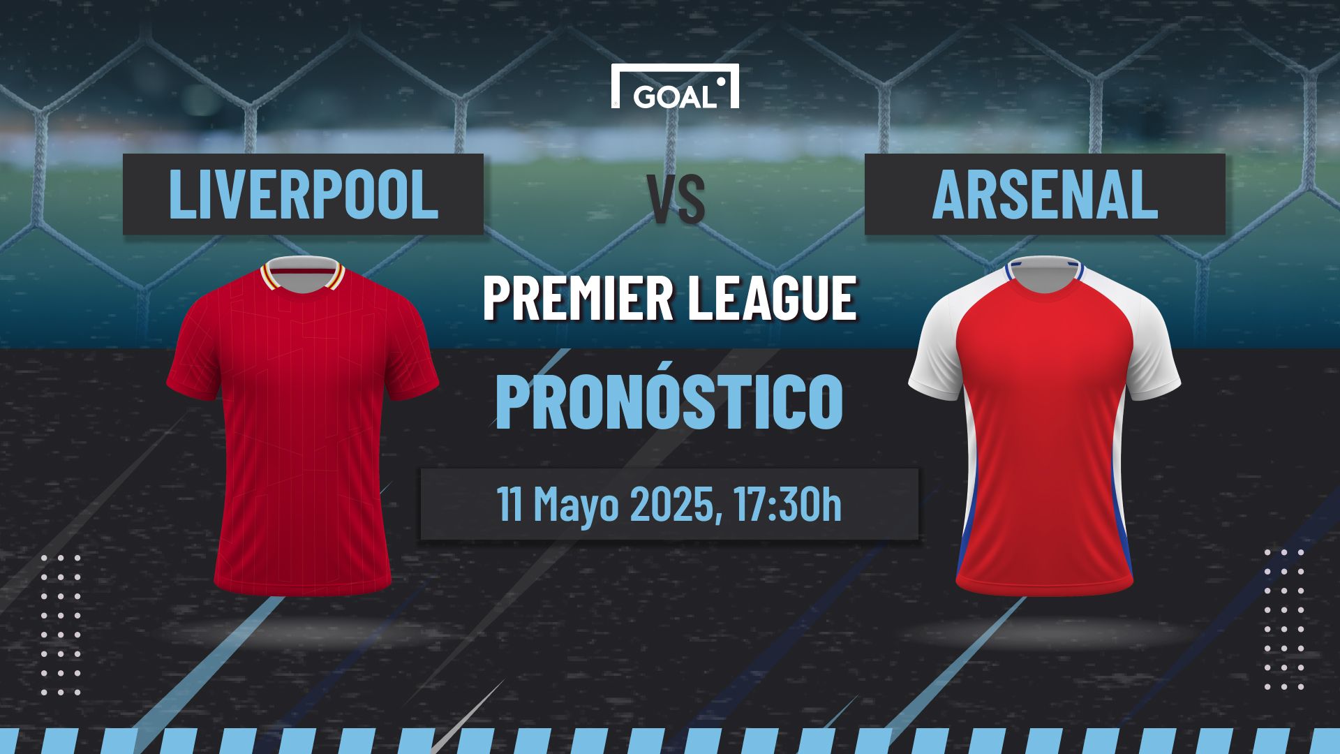Liverpool vs Arsenal Pronóstico y Apuestas Premier League | 11/05/2025
