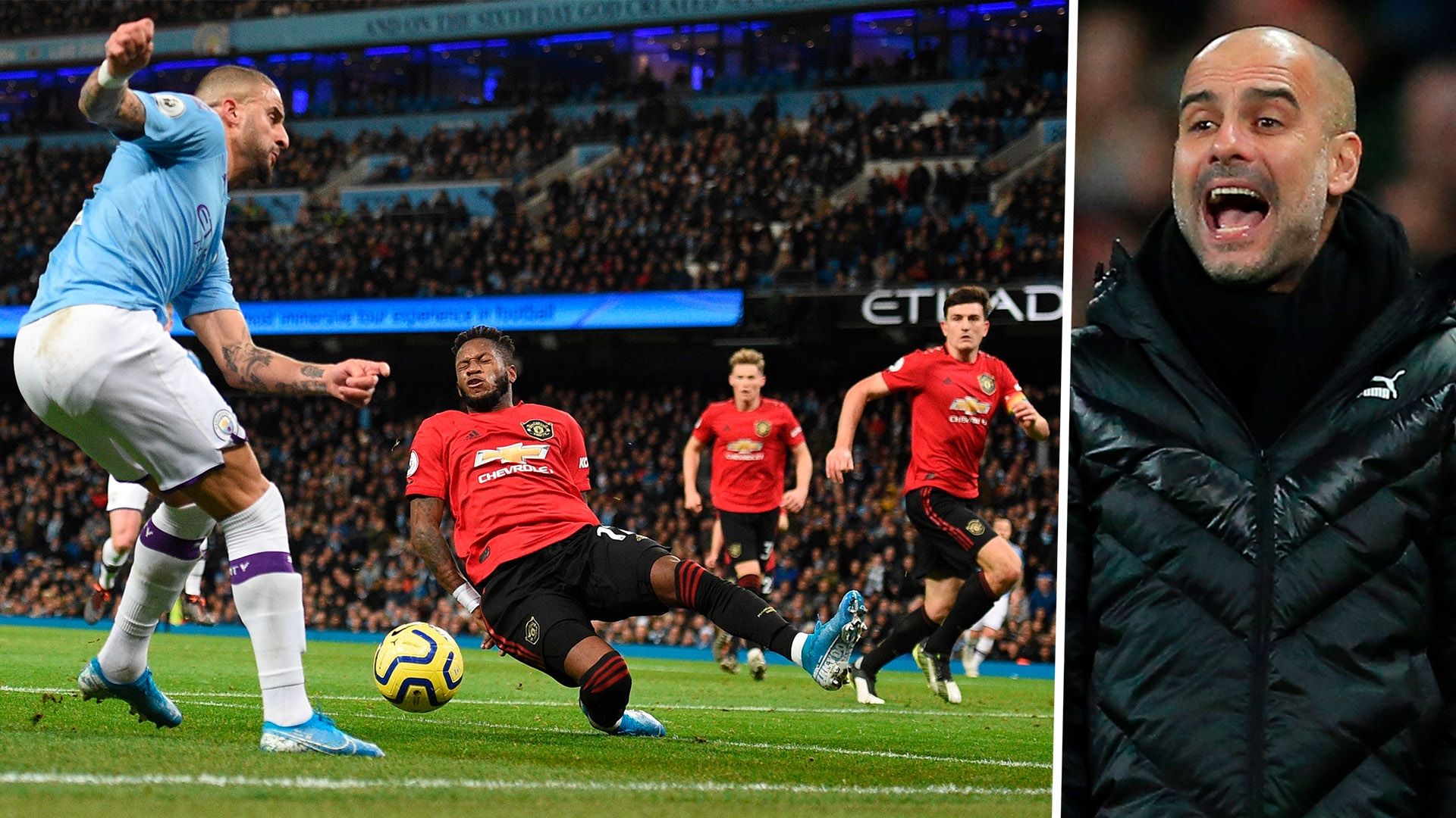 Manchester City Pep Guardiola Fred Man Utd