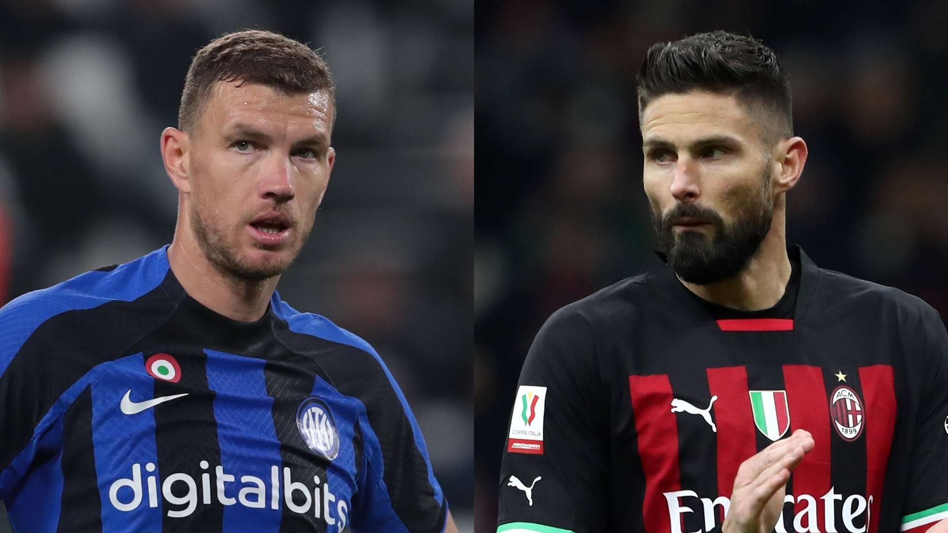 MP_Edin Dzeko_Internazionale vs Olivier Giroud_Milan