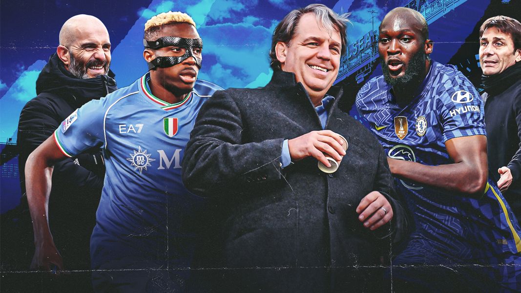 Victor Osimhen Chelsea GFX 2-1