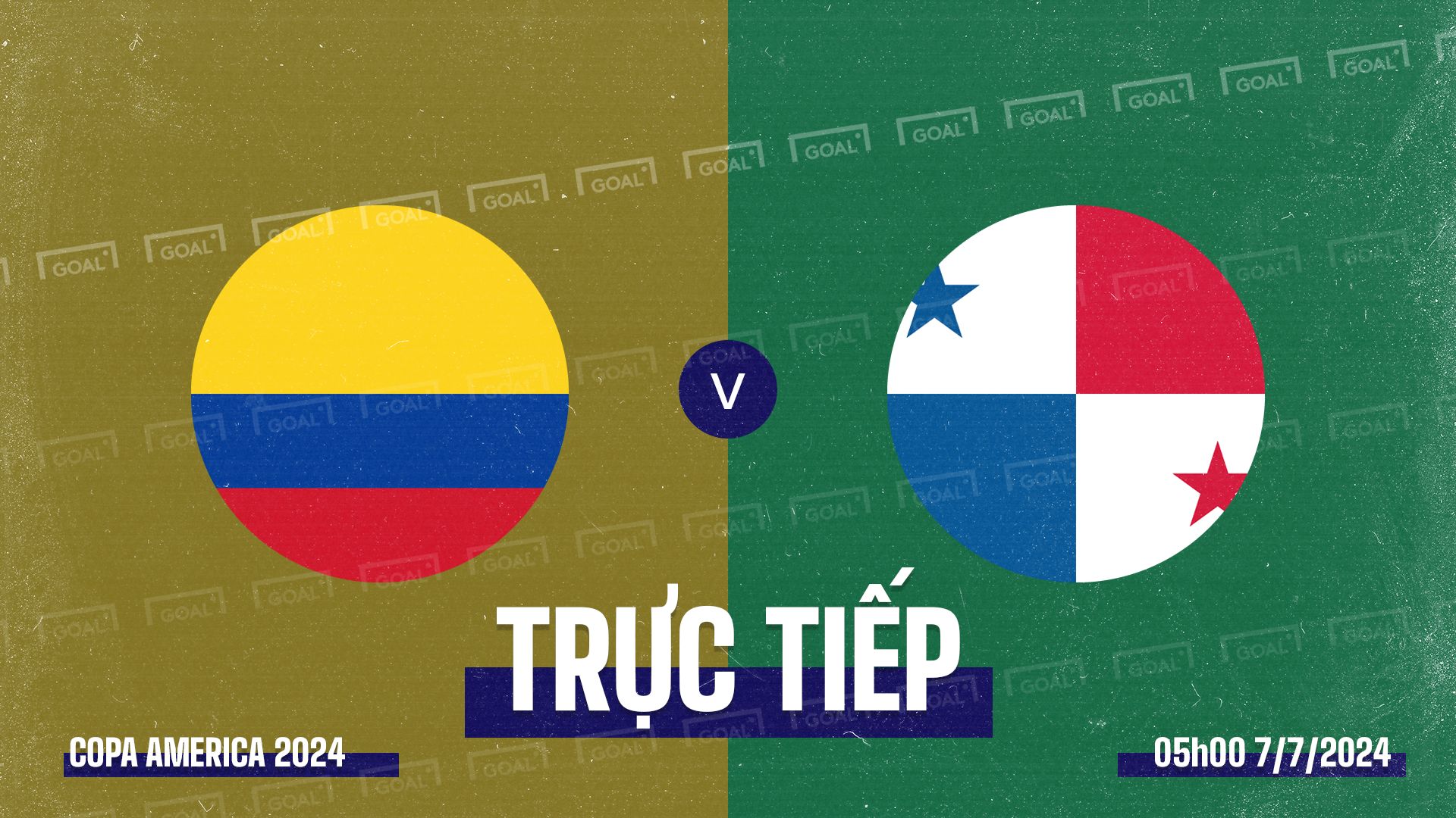 Colombia vs Panama Copa America 2024 GFX