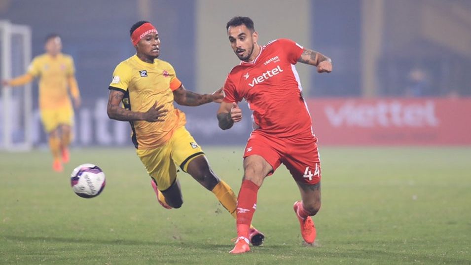 Diego Fagan Luiz Silva Viettel vs Hai Phong 2021 V.League 16012021