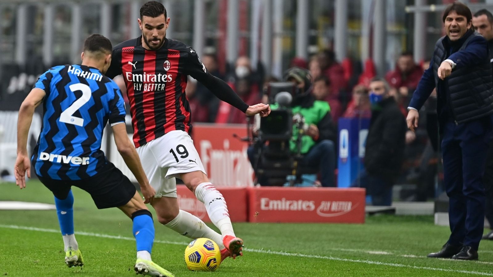 Achraf Hakimi Theo Hernandez Antonio Conte