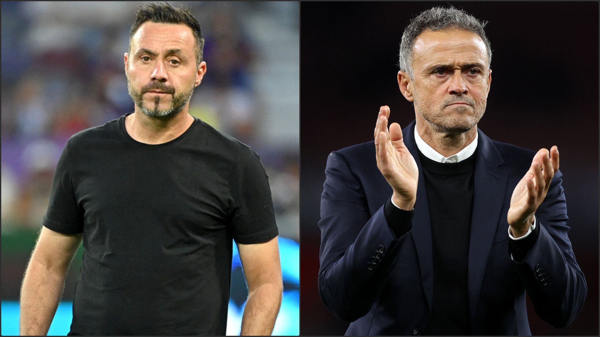 Roberto De Zerbi Luis Enrique OM PSG 