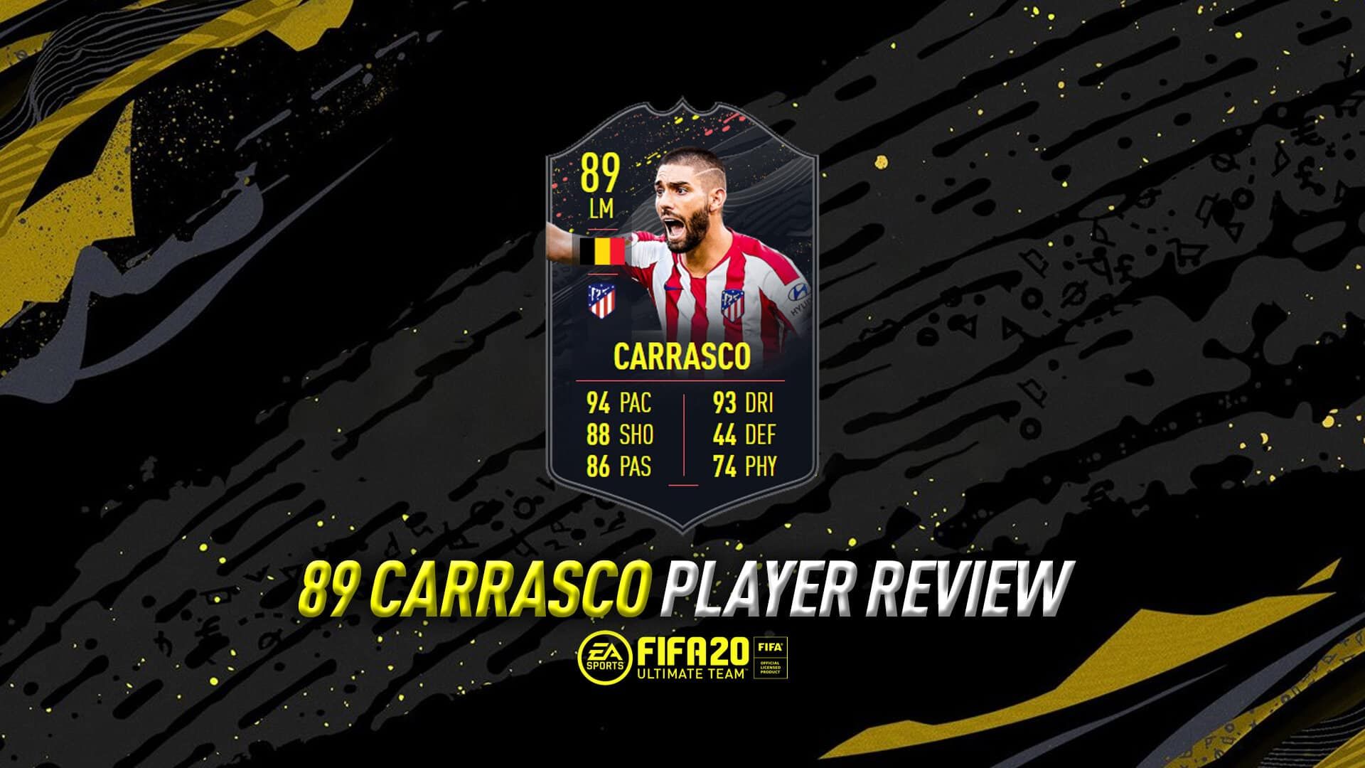 Yannick Carrasco FIFA 20 Storyline