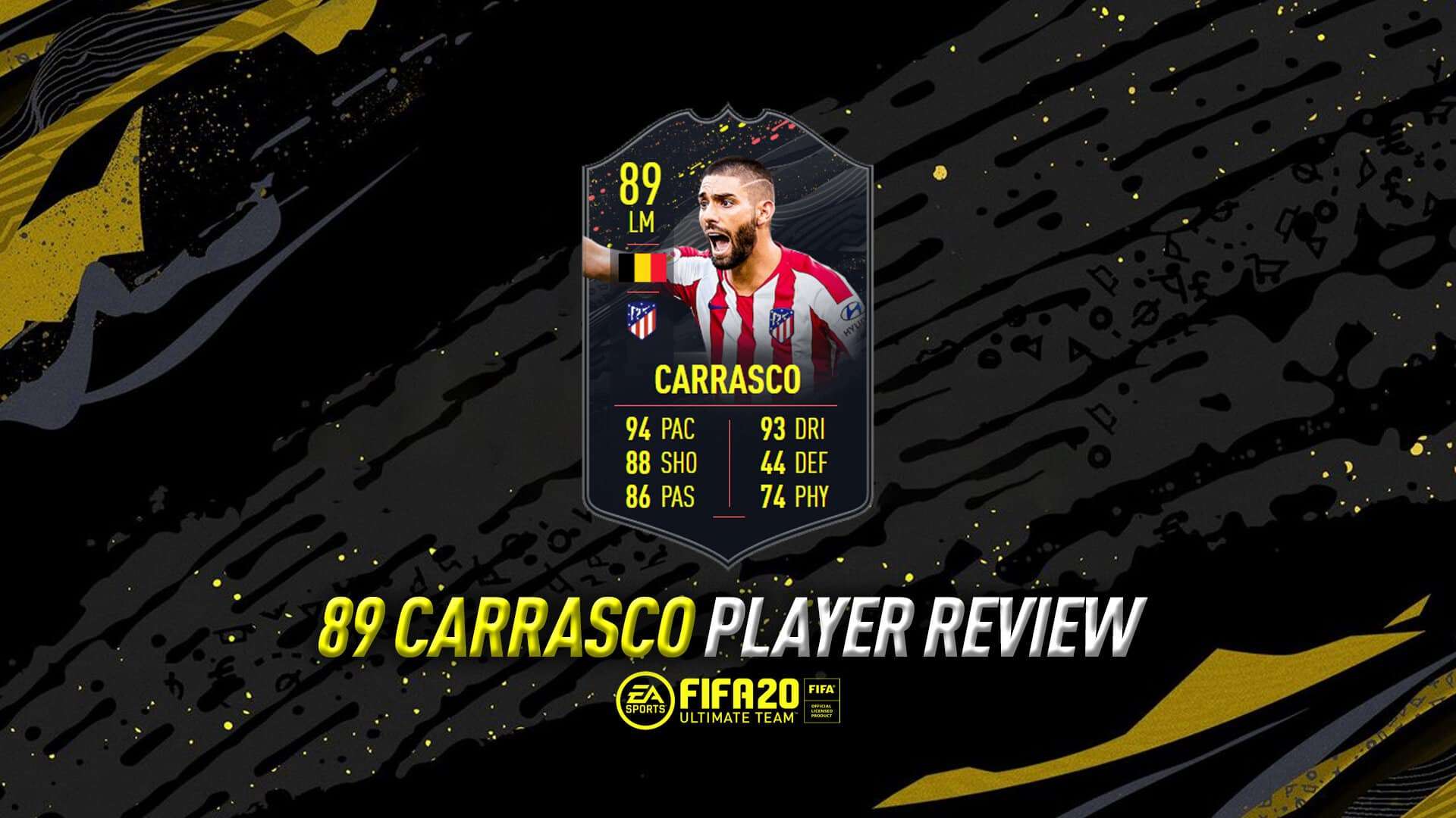 Yannick Carrasco FIFA 20 Storyline