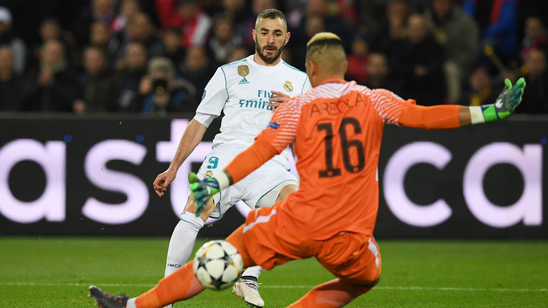 Benzema Areola PSG Real Madrid Champions League