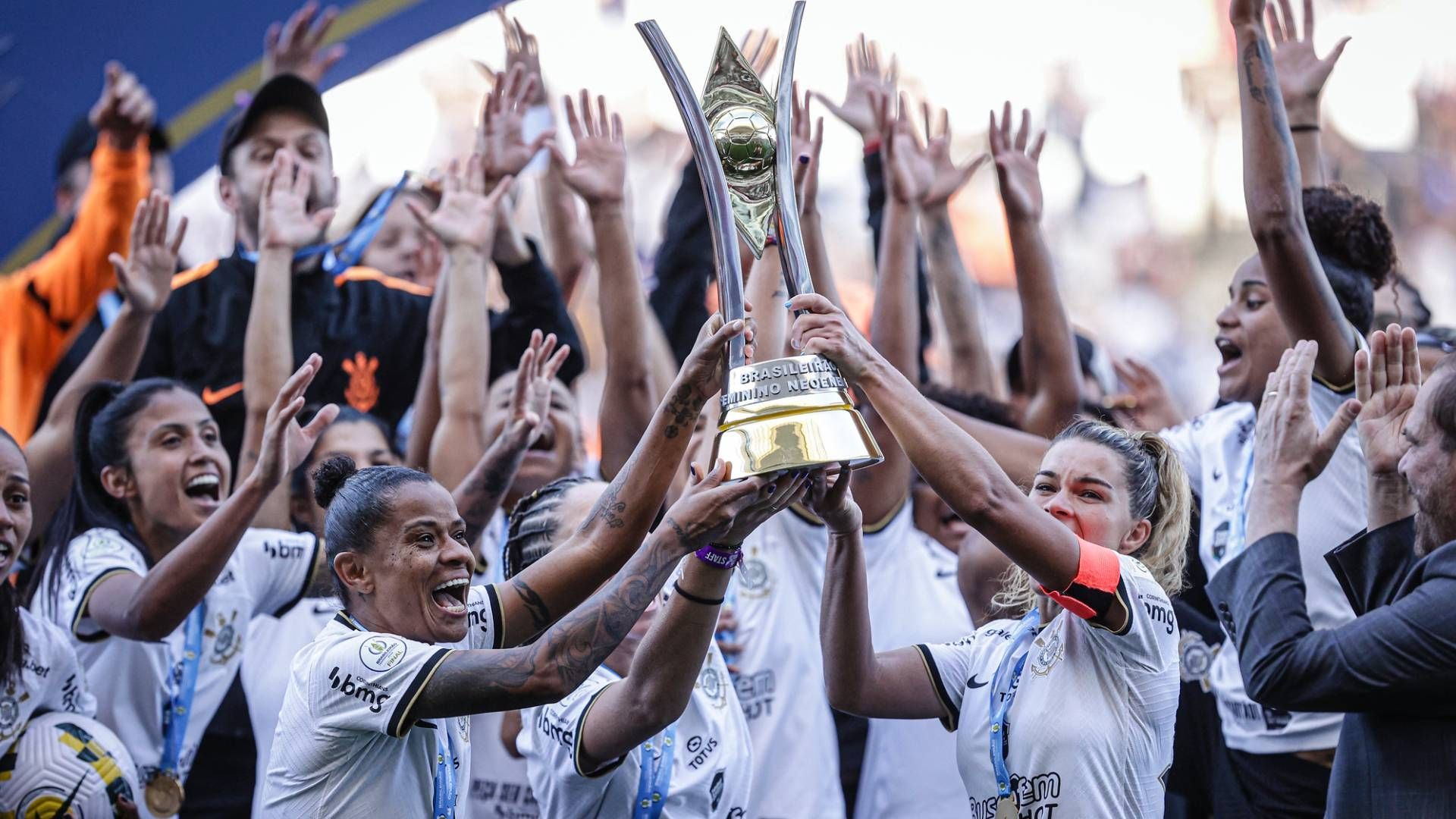 Futebol feminino, jogadoras, Corinthians, título Brasileiro