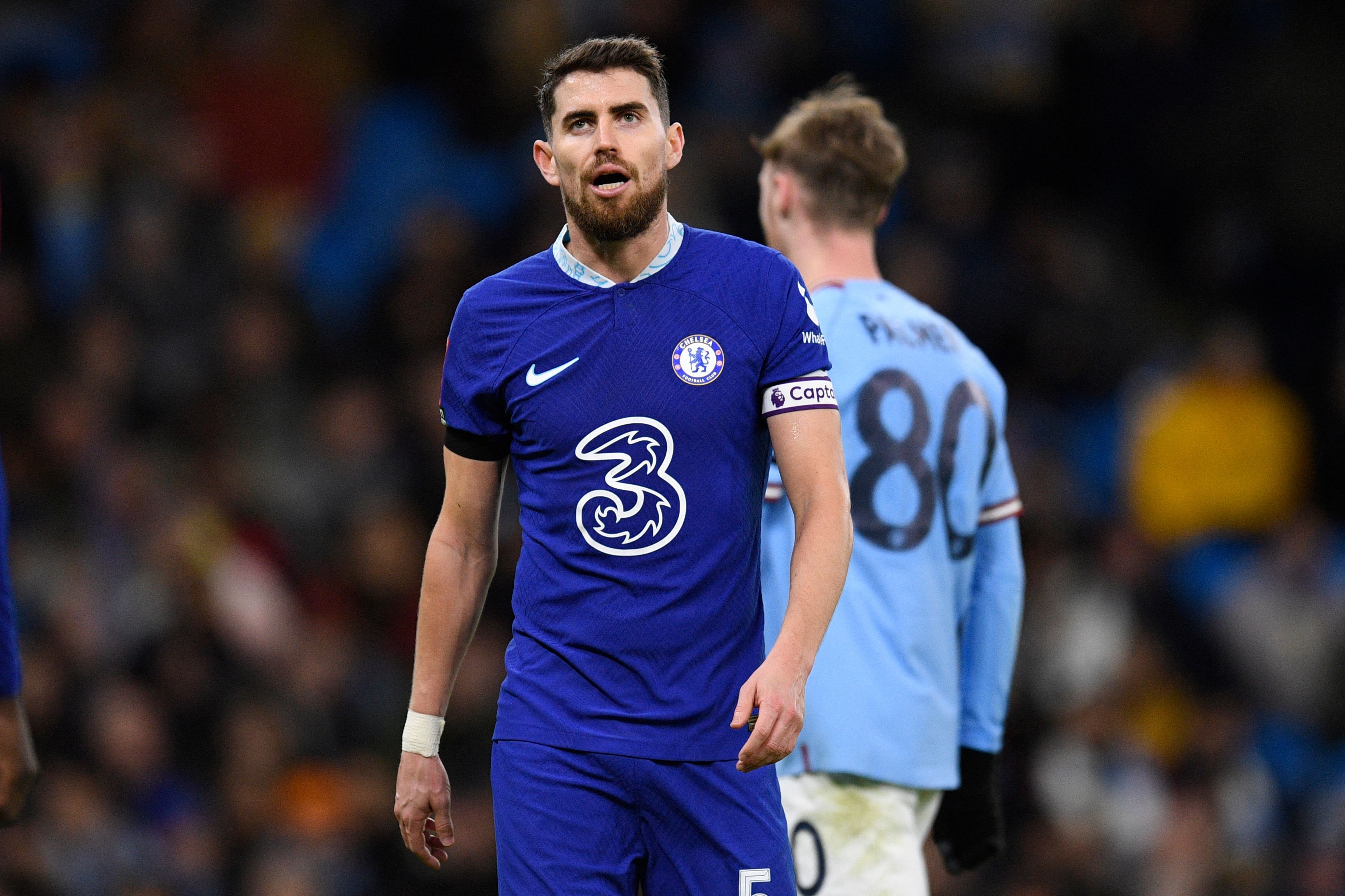 Jorginho Manchester City Chelsea FA Cup 2023