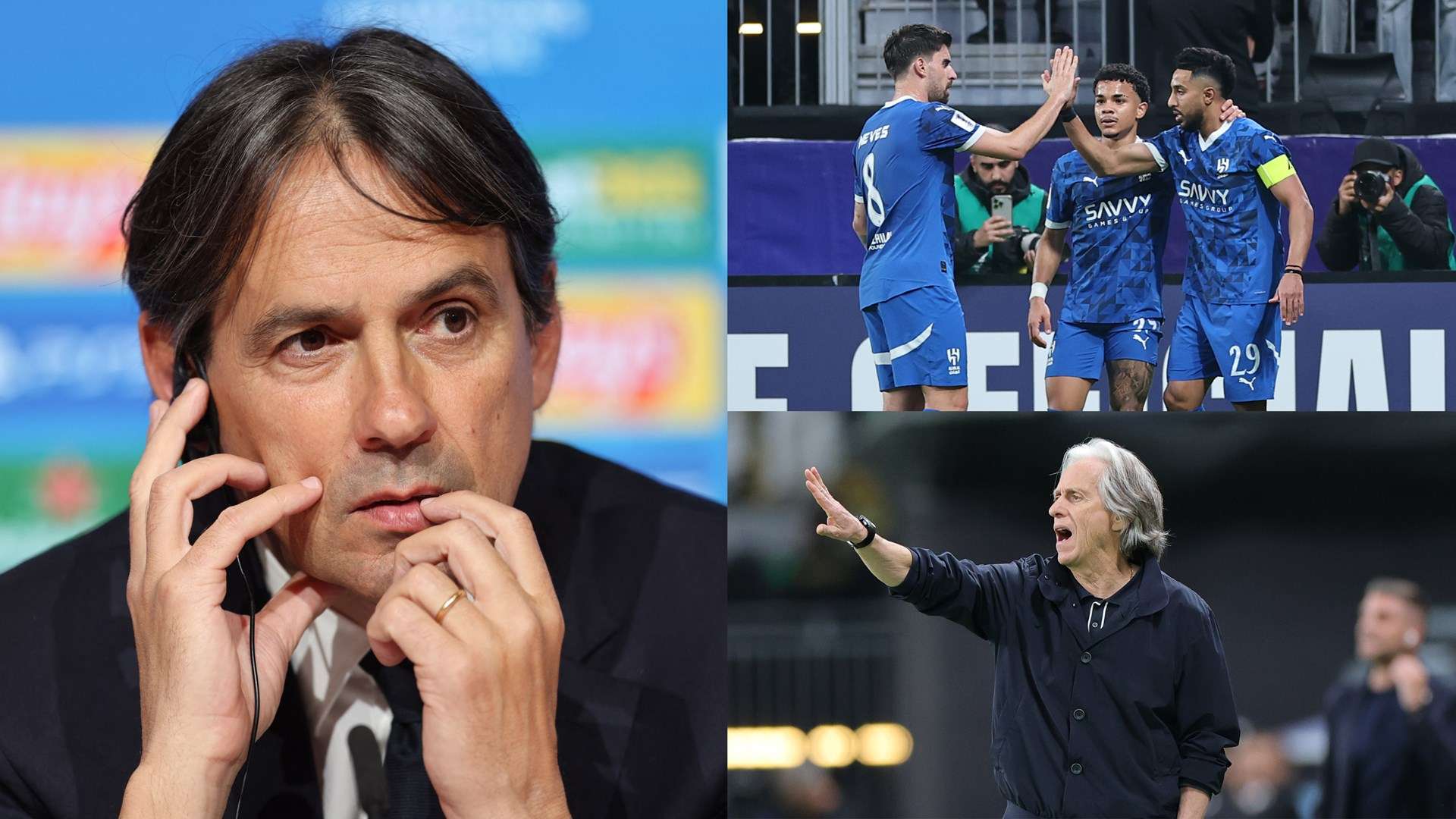 Simone Inzaghi - Jorge Jesus - Al Hilal