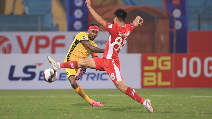 Diego Fagan Bui Duy Thuong Viettel vs Hai Phong 2021 V.League 16012021