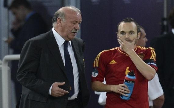 Vicente Del Bosque Andres Iniesta