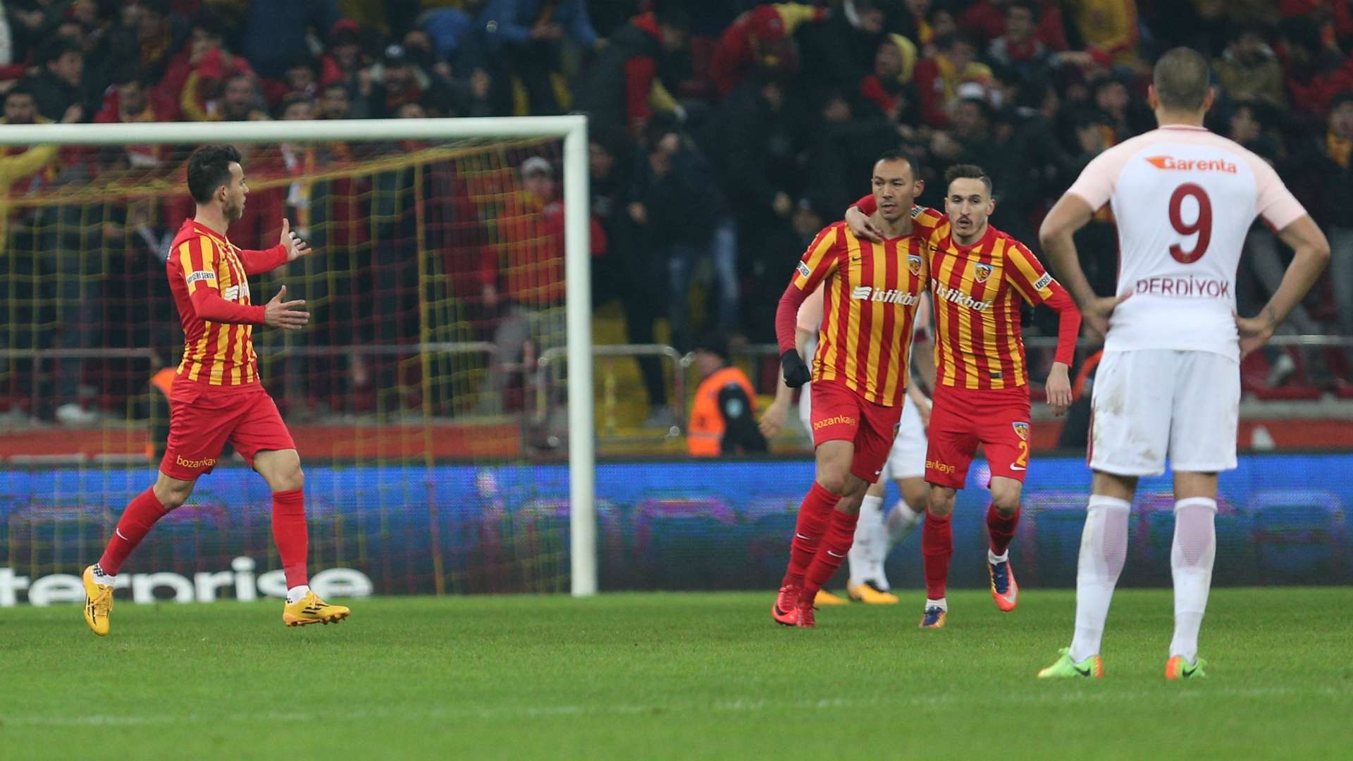 Umut Bulut celebration Kayserispor Galatasaray 01222018