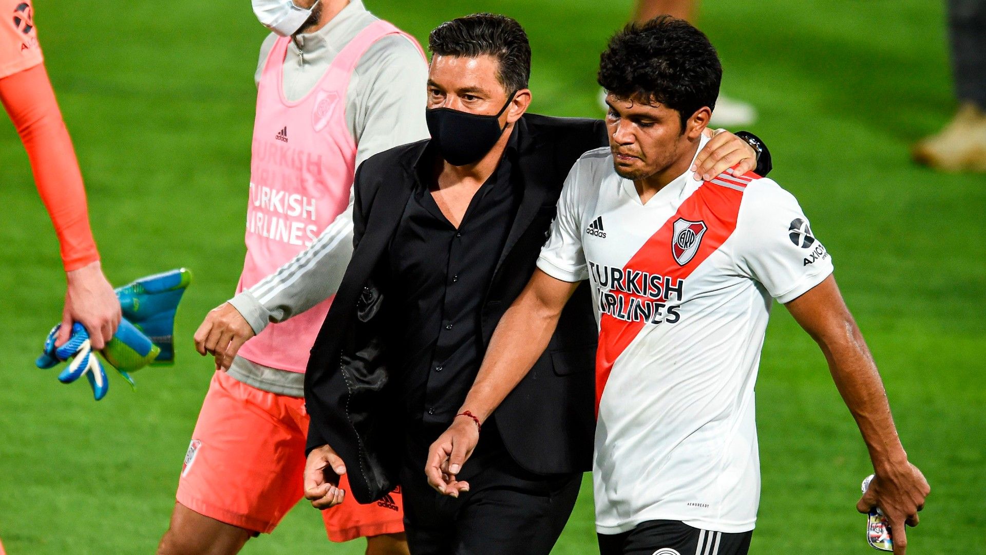 Marcelo Gallardo Robert Rojas Boca River Copa Liga Profesional 02012021