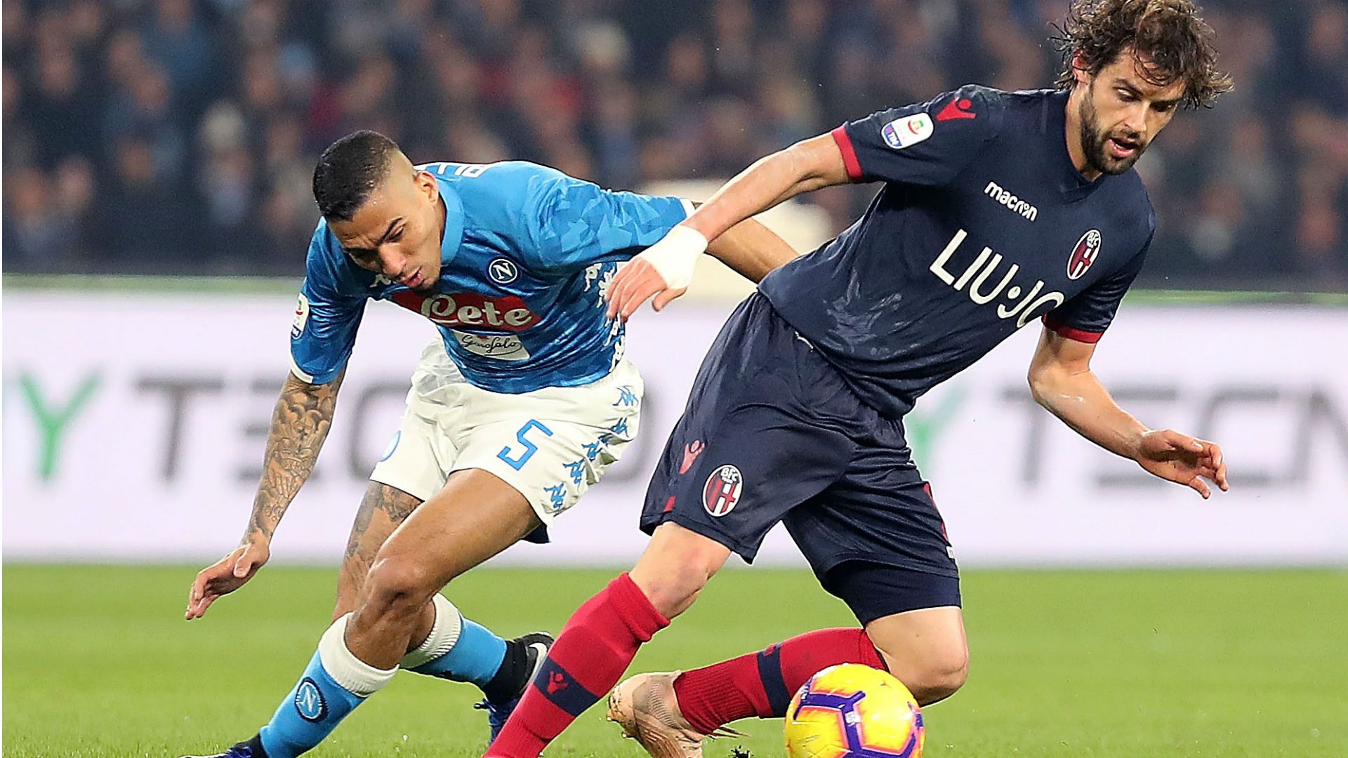 Allan Poli Napoli Bologna Serie A