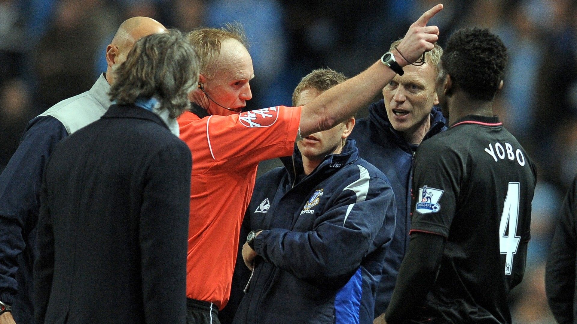 Roberto Mancini David Moyes 2010