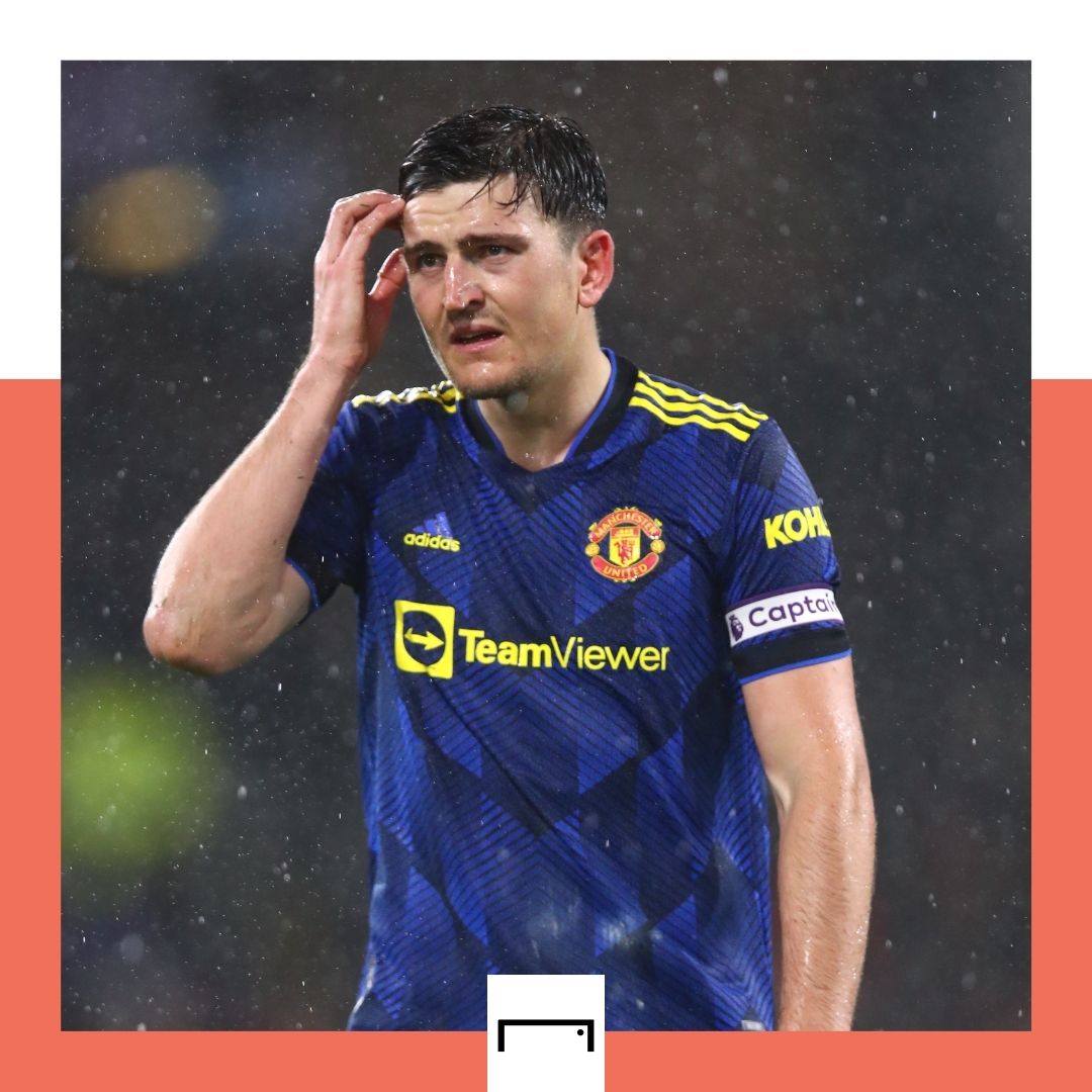 Harry Maguire Manchester United Burnley Premier League 2021-22 GFX