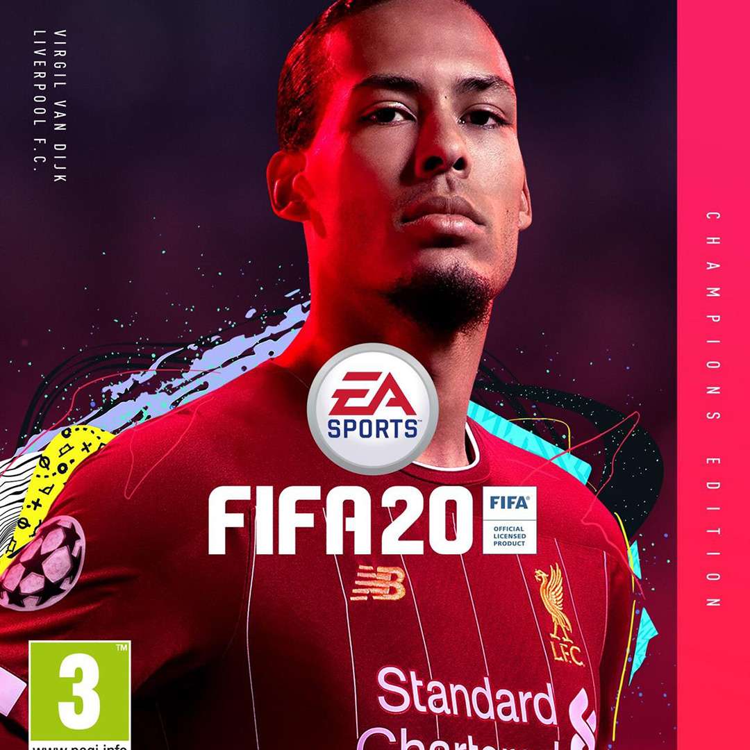 1080x1080 Virgil van Dijk FIFA 20 cover