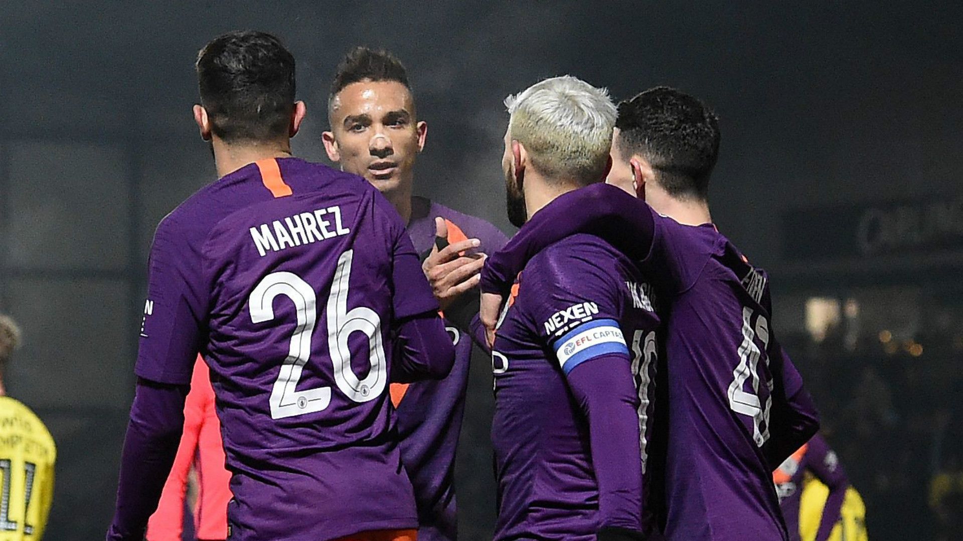 Manchester City celebrate 2018-19