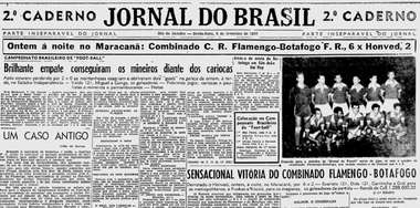 Jornal Botafogo Flamengo Honved