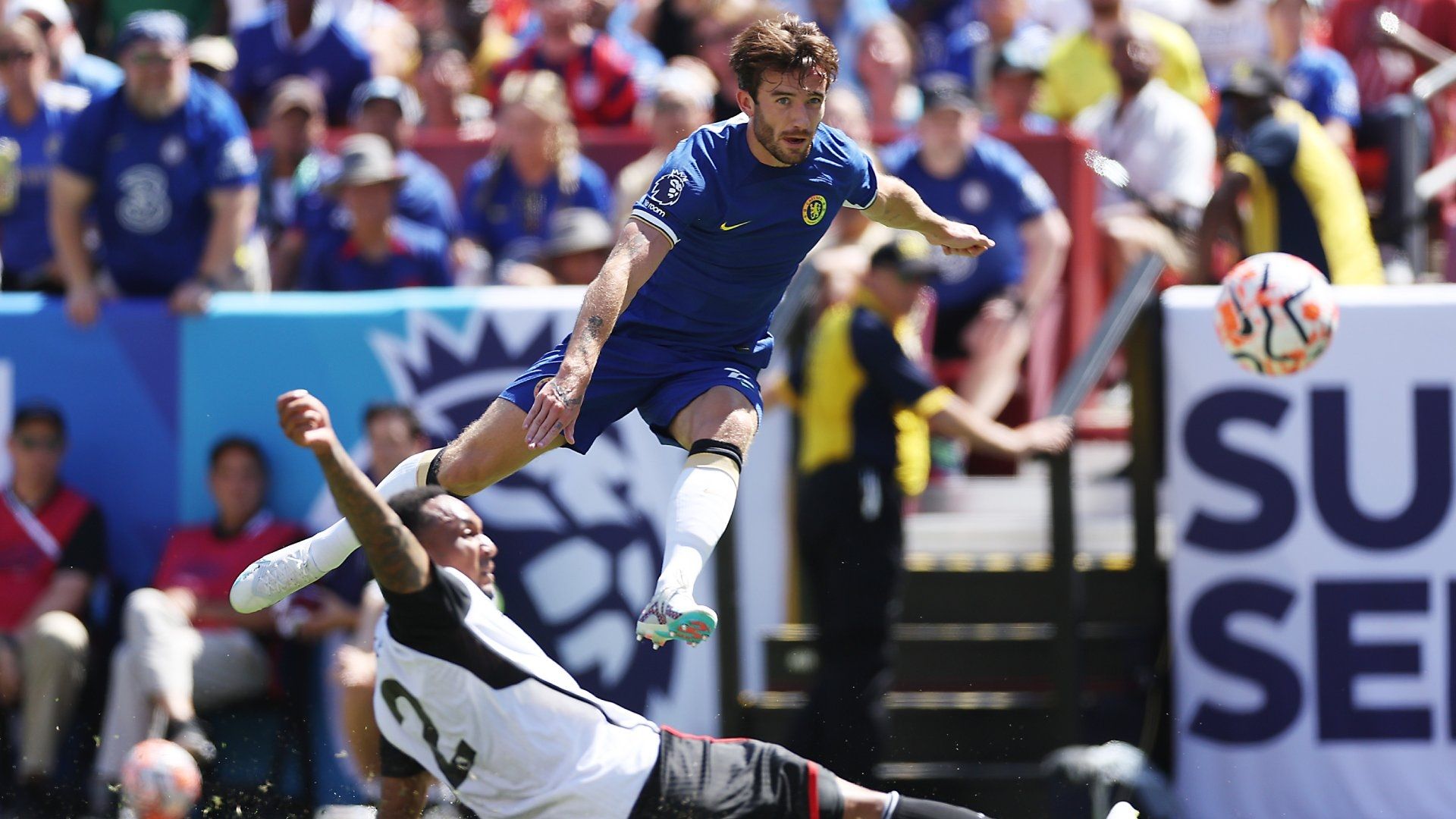 Ben Chilwell Kenny Tete Chelsea Fulham pre-season 2023