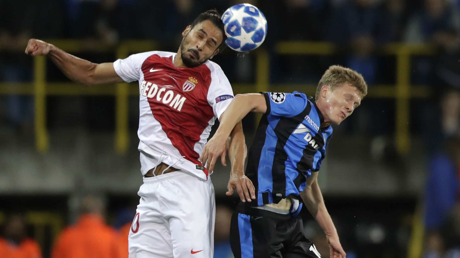 Nacer Chadli Brugge Monaco UEFA Champions League 24102018