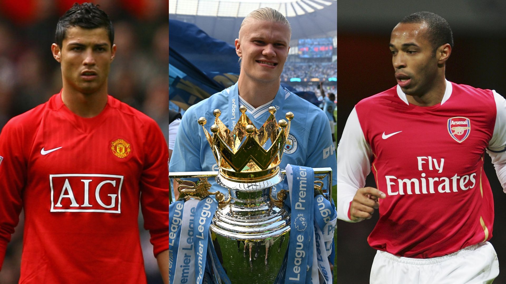 Erling Haaland Cristiano Ronaldo Thierry Henry