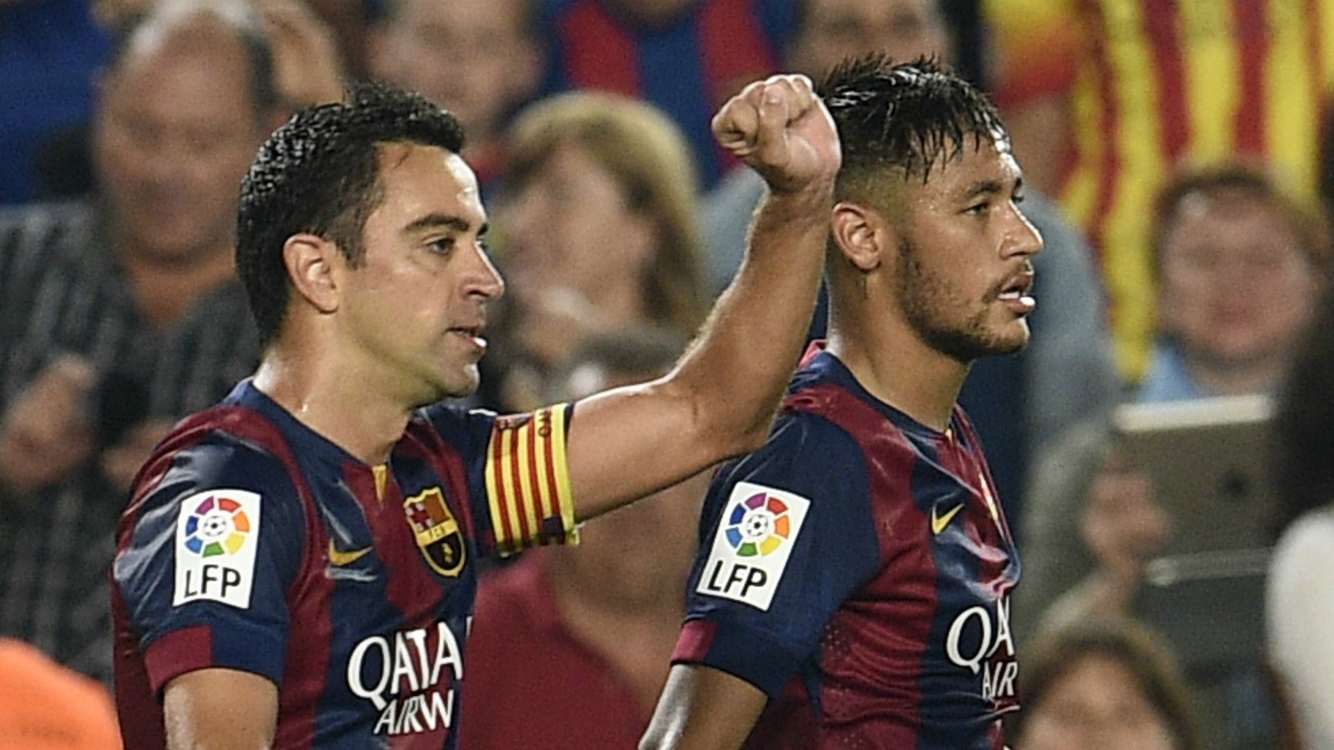 Neymar Xavi Hernandez Barcelona