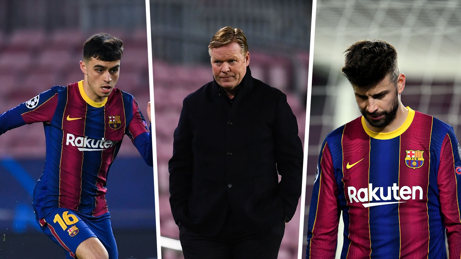 Pedri Koeman Pique Barcelona