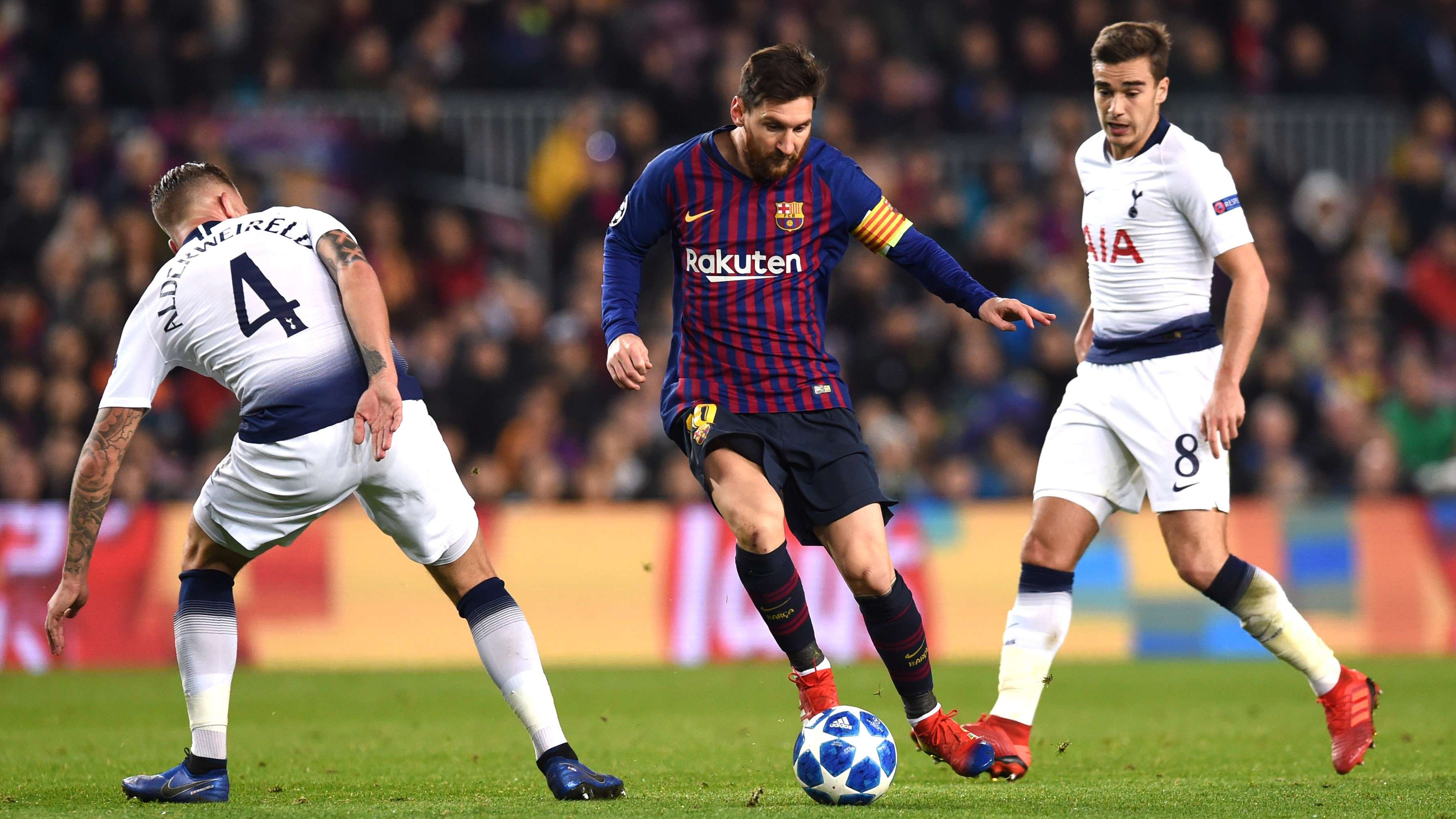 Lionel Messi Barcelona Tottenham UCL 11122018