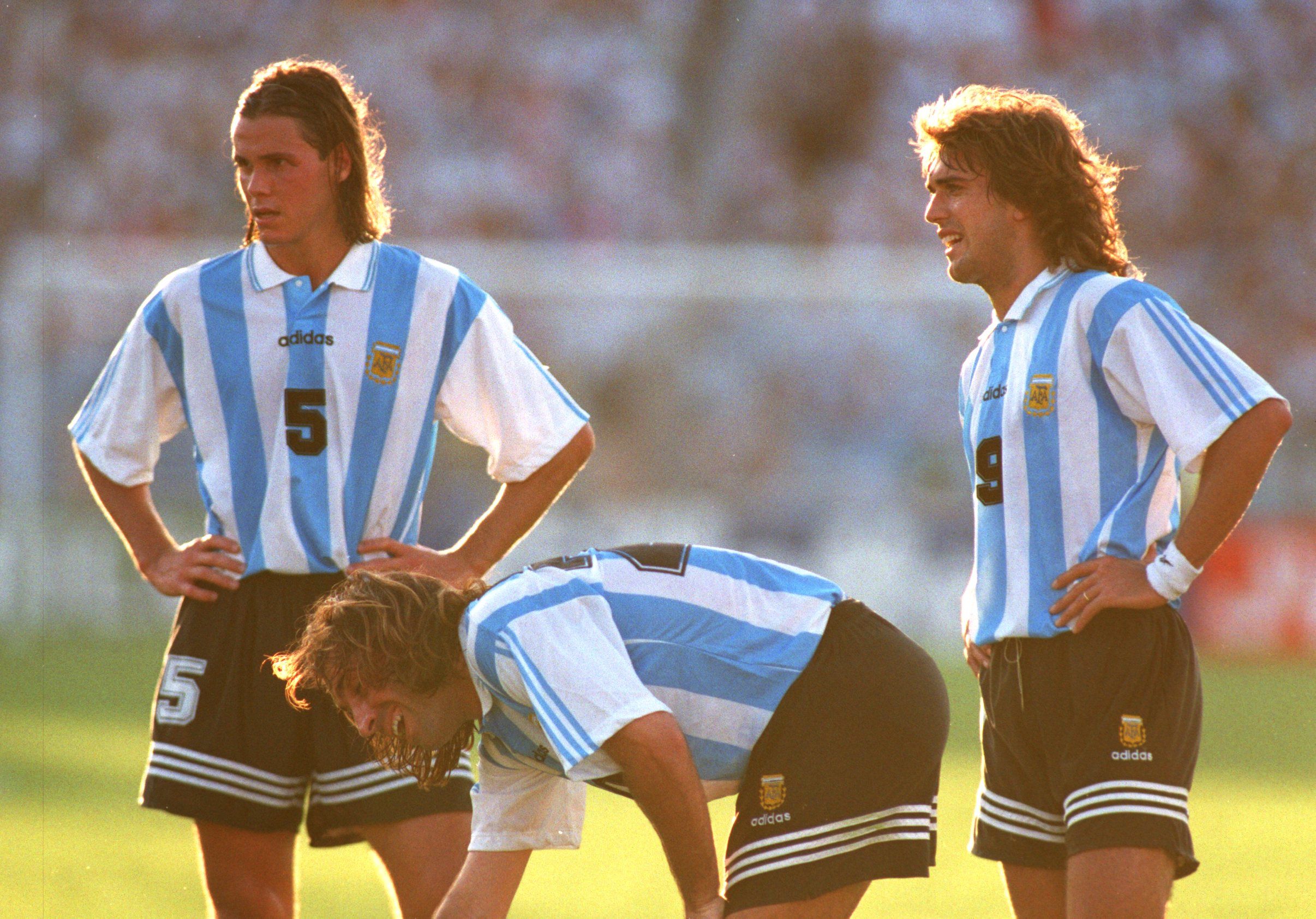 Fernando Redondo Gabriel Batistua Leonardo Rodriguez Argentia 06281994