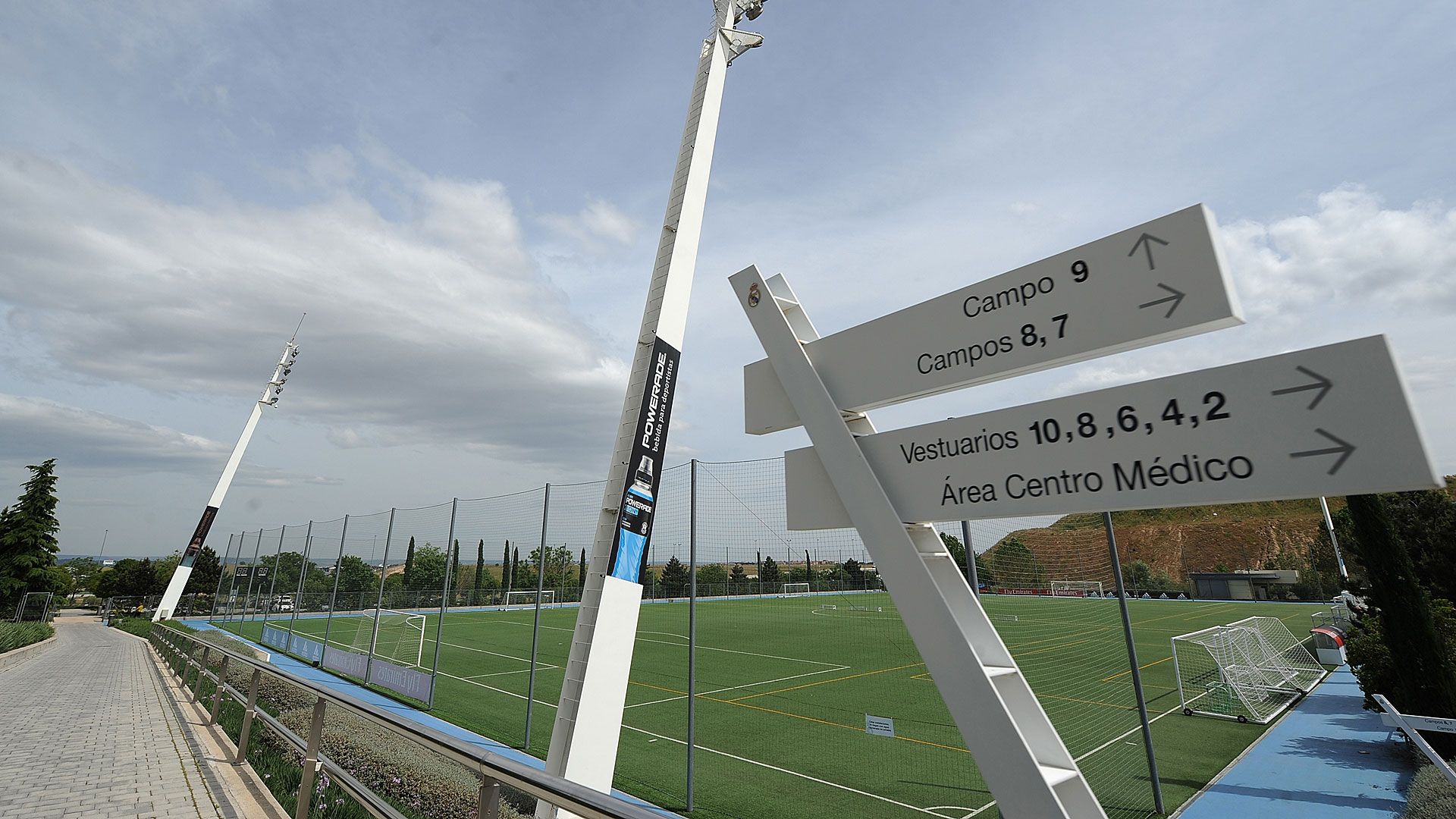 Valdebebas Ciudad del Real Madrid training view