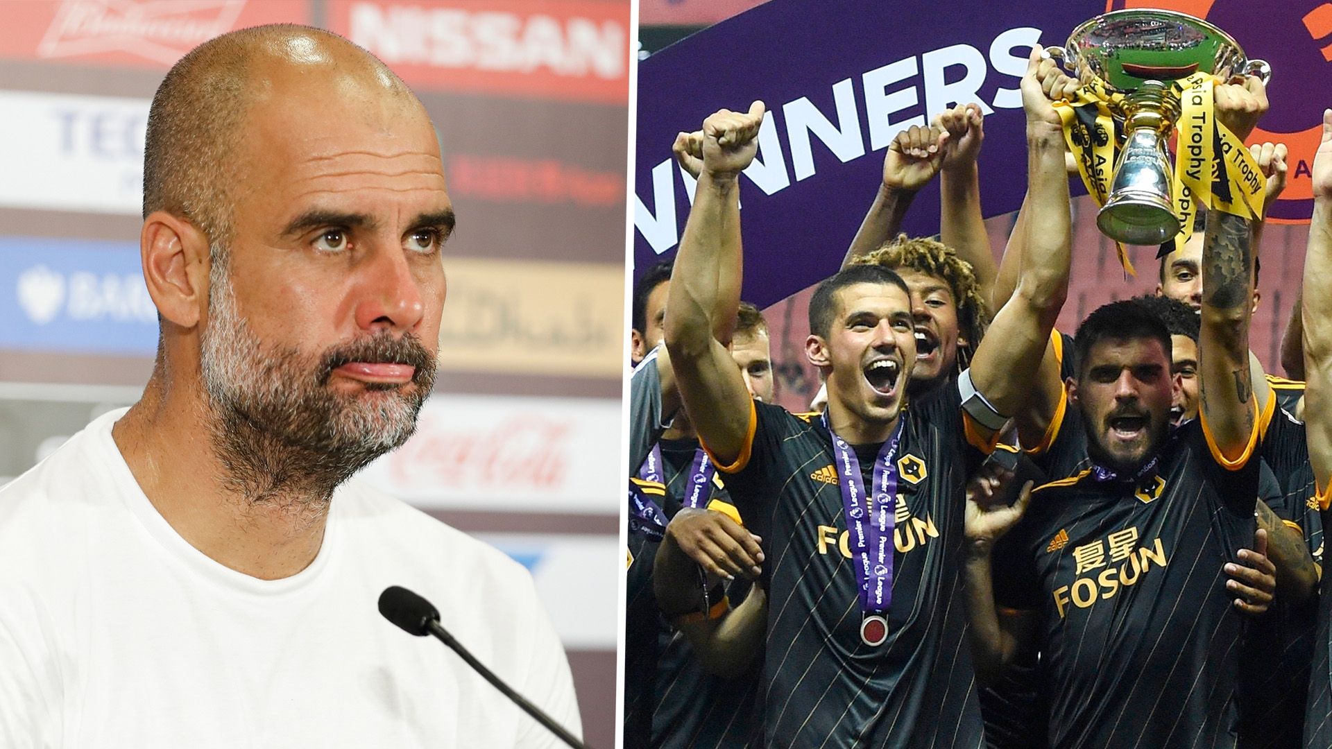 Pep Guardiola Wolves Premier League Asia Trophy