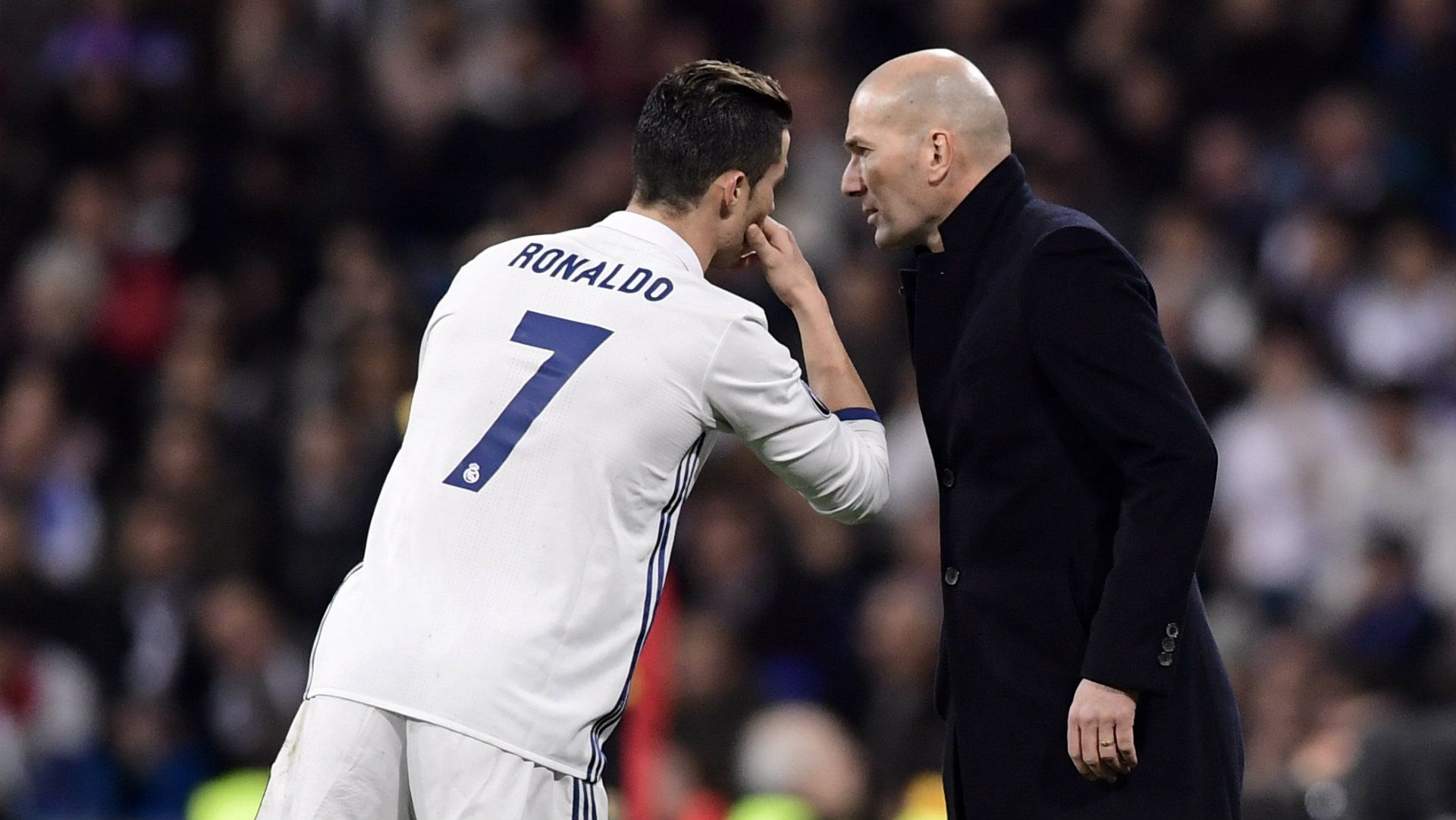 Cristiano Ronaldo Zinedine Zidane Real Madrid